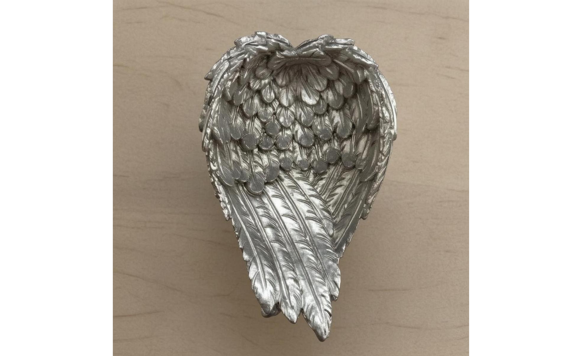Engelsflügel-Halter einteilig Kristallkugelhalter molded