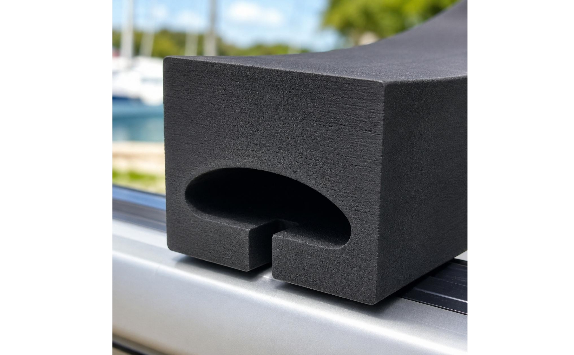 2 Pieces Foam Roof Pad Recessed Strap Channel Kayak Roof Pad