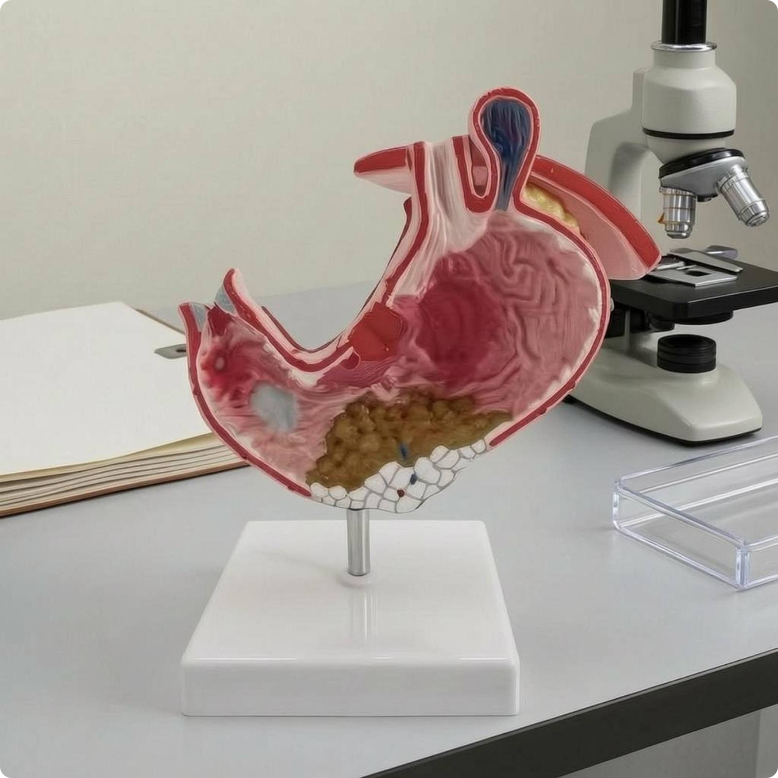 Digestive Pathology Model PVC Medical Display Educational for Classroom