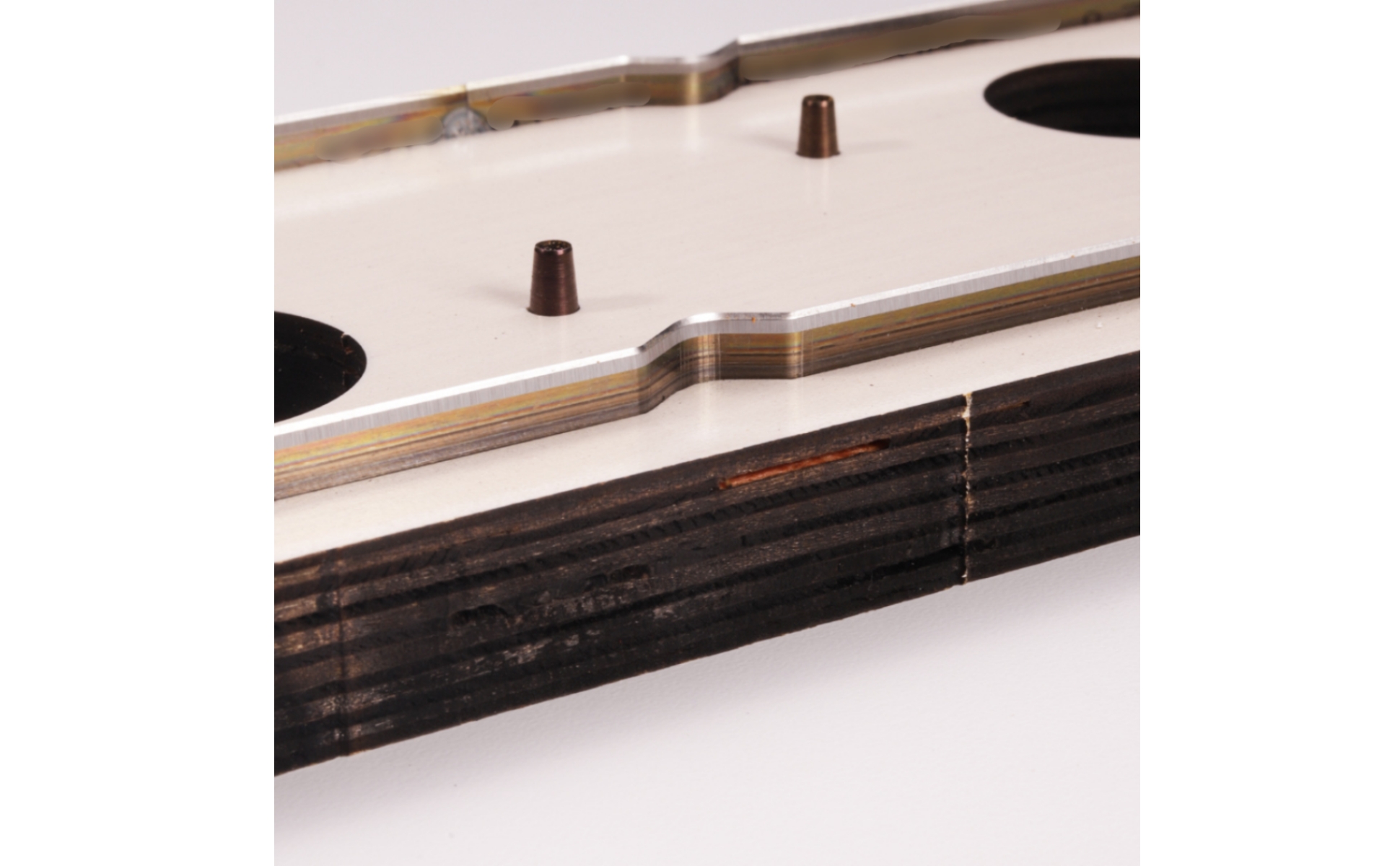 Schneideform aus Holz und Stahl japanische Stahlklinge Lederstanzform