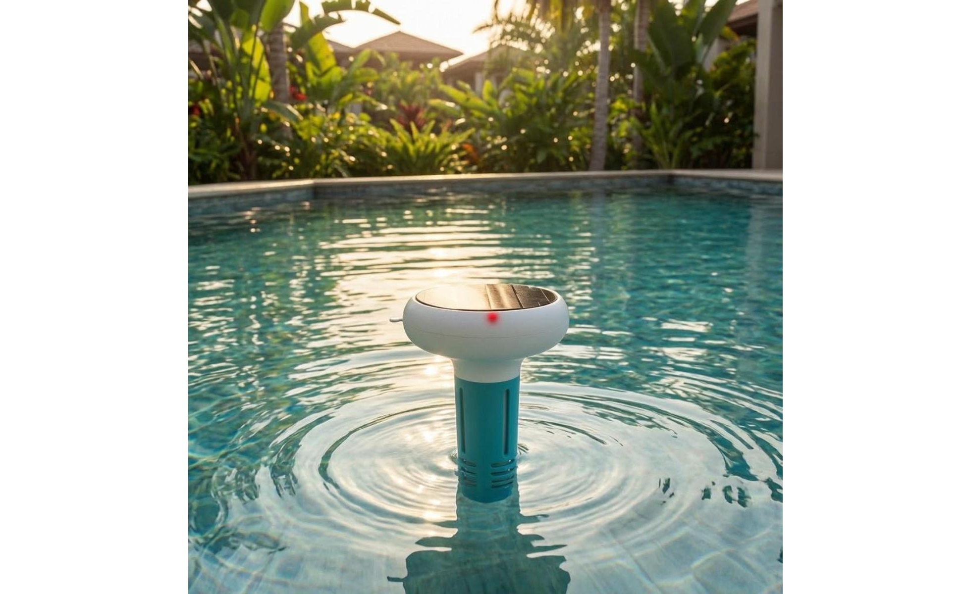 Smart Water Quality Tester 7-in-1 Solar Pool Tester Compact