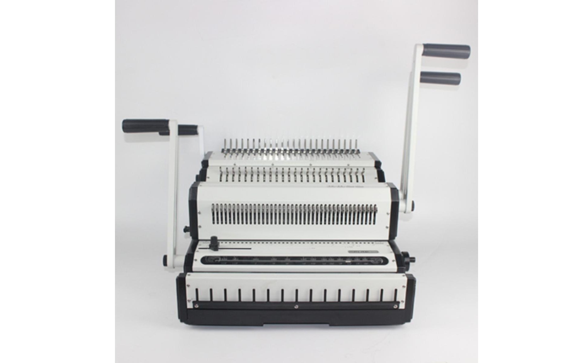 Document Punching and Wire Binding Machine Two-in-onePurpose
