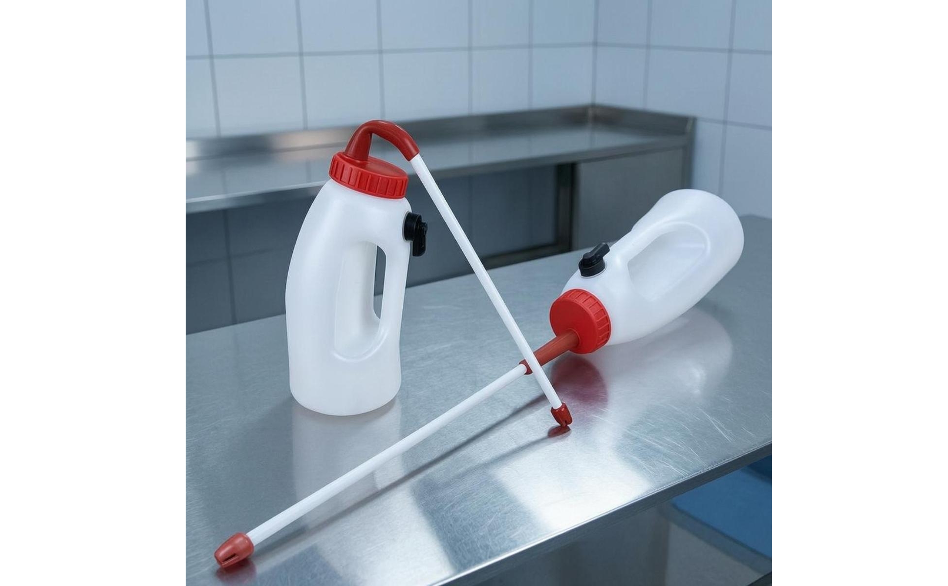 Kälber-Drencher Grifföffnung Kälber-Tränkflasche Schraubkappe Für Kälberhalter