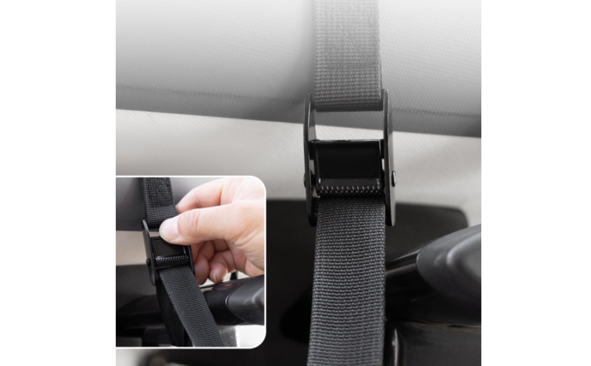 2 Pieces Foam Roof Pad Recessed Strap Channel Kayak Roof Pad
