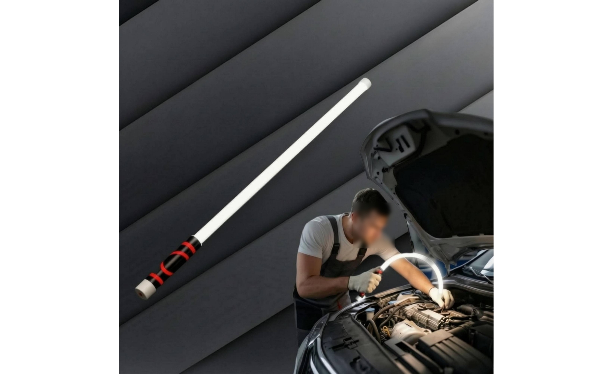 Biegsame LED-Lampe Flexibel Silikon-Handleuchte Wiederaufladbar
