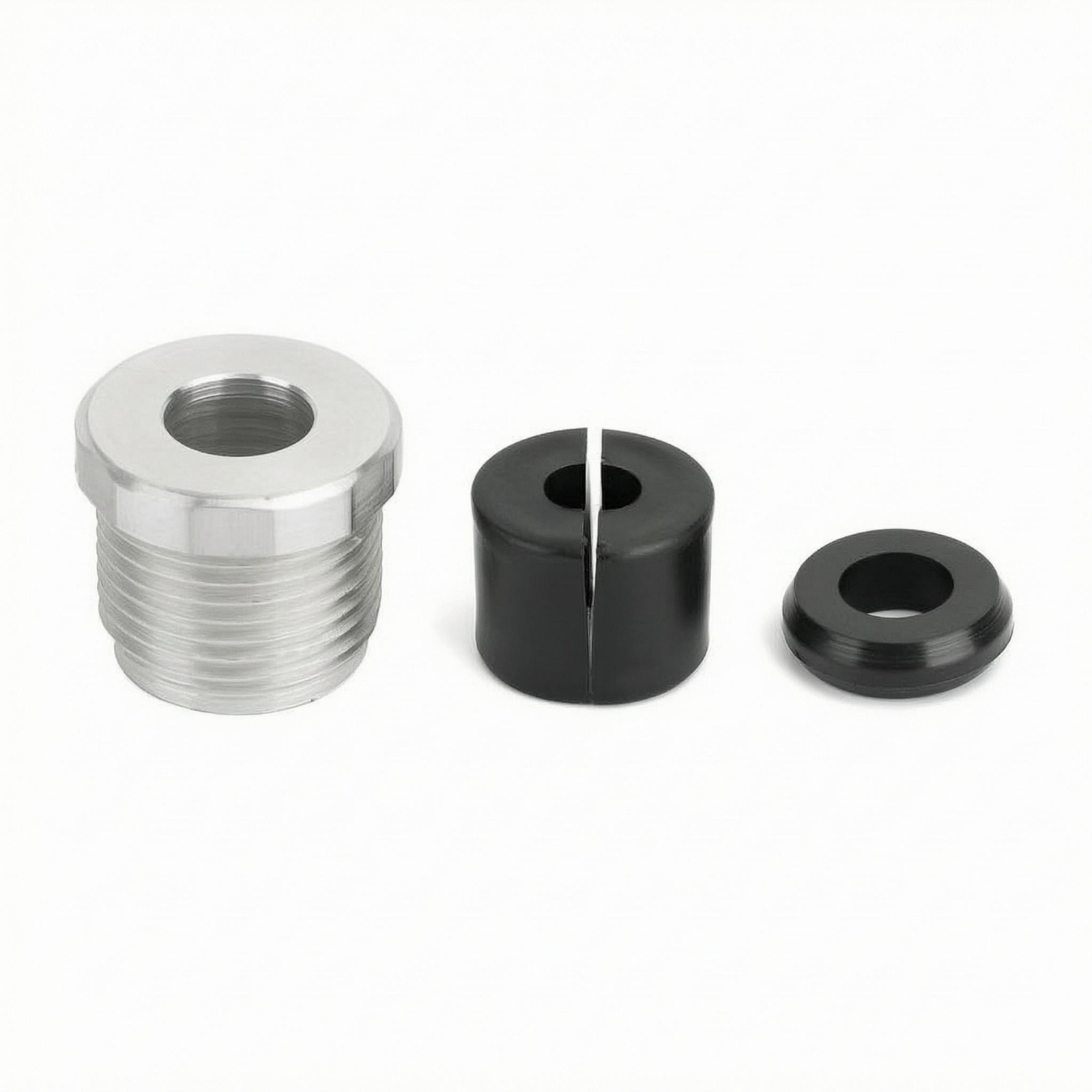 Wire Fastener Nut Kit Silver Threaded Nut Kit Matte Black