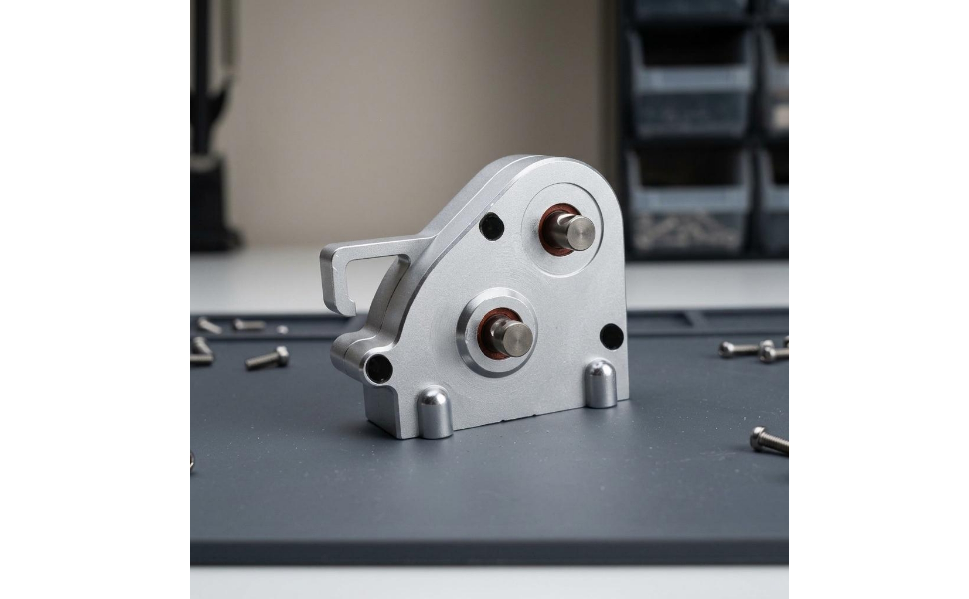 Metal Central Gearbox Compact Central Gearbox Housing Mounting Holes