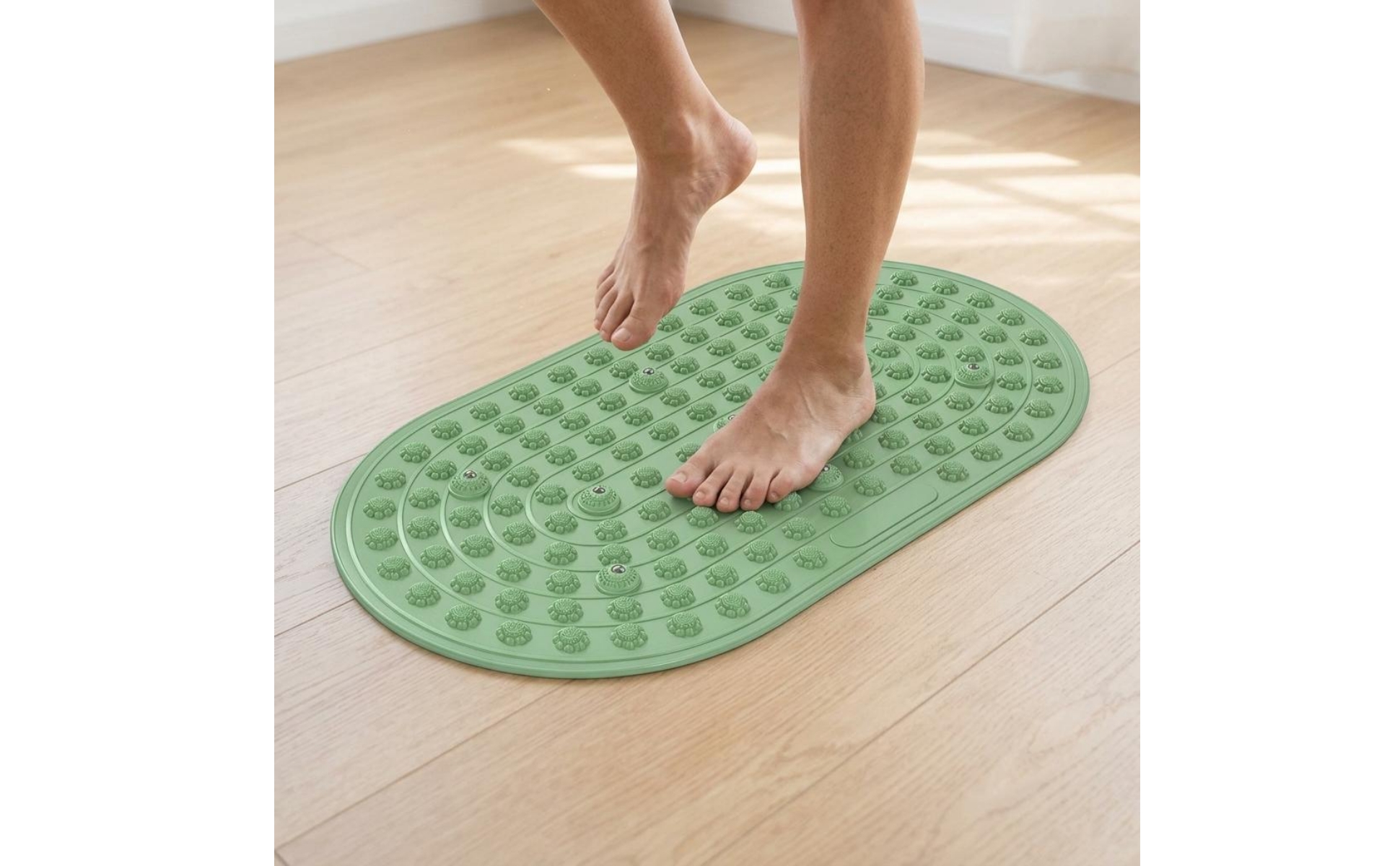 Silicone Foot Massage Mat Thick Rim Foot Massage Mat Rounded Edges