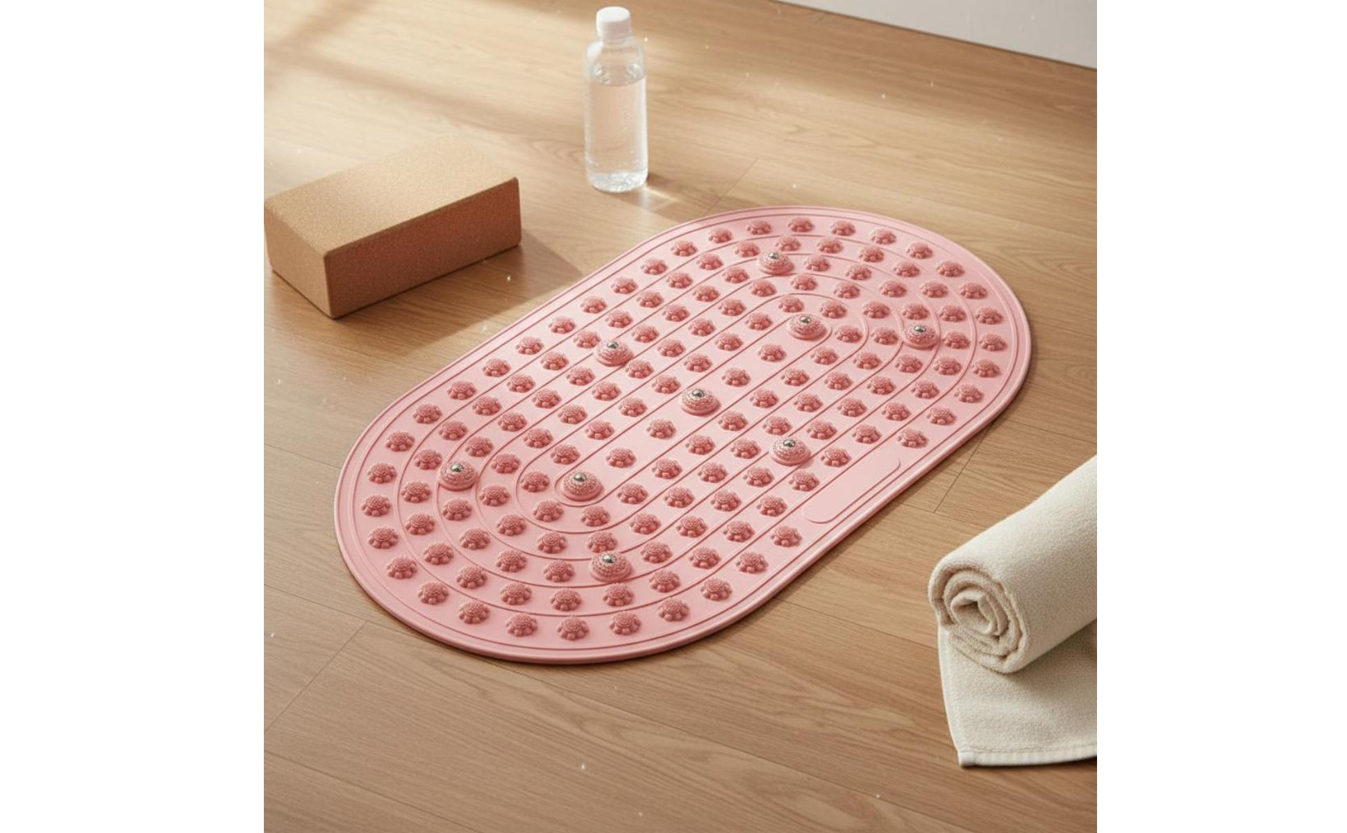 Silicone Foot Massage Mat Thick Rim Foot Massage Mat Rounded Edges