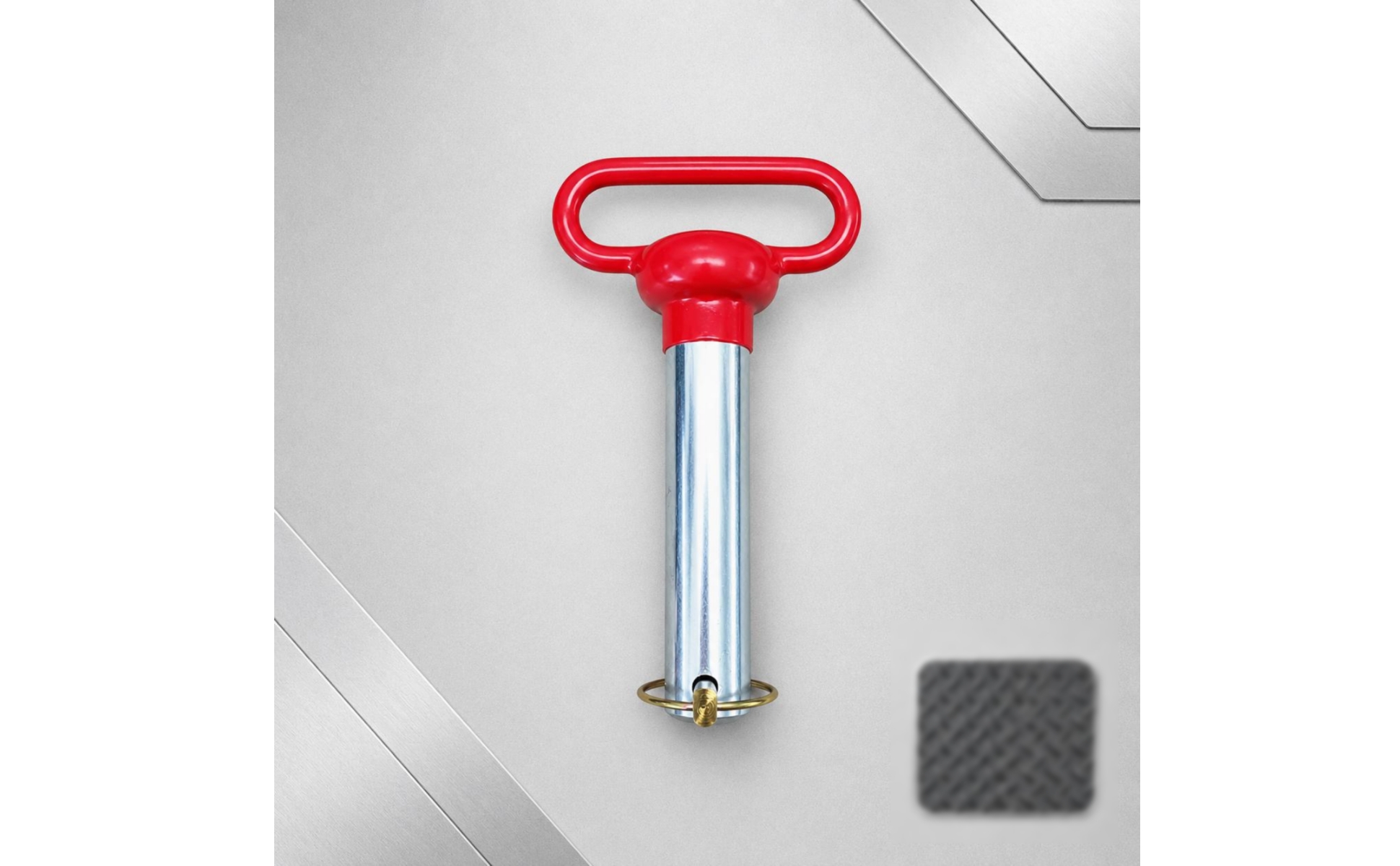 Fitness Rack Insert Peg T-Handle Gym Locking Peg Red Coated