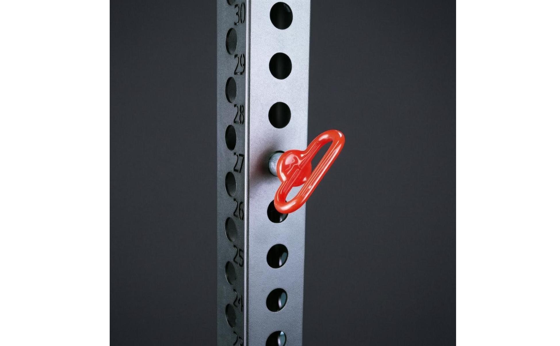 Fitness Rack Insert Peg T-Handle Gym Locking Peg Red Coated