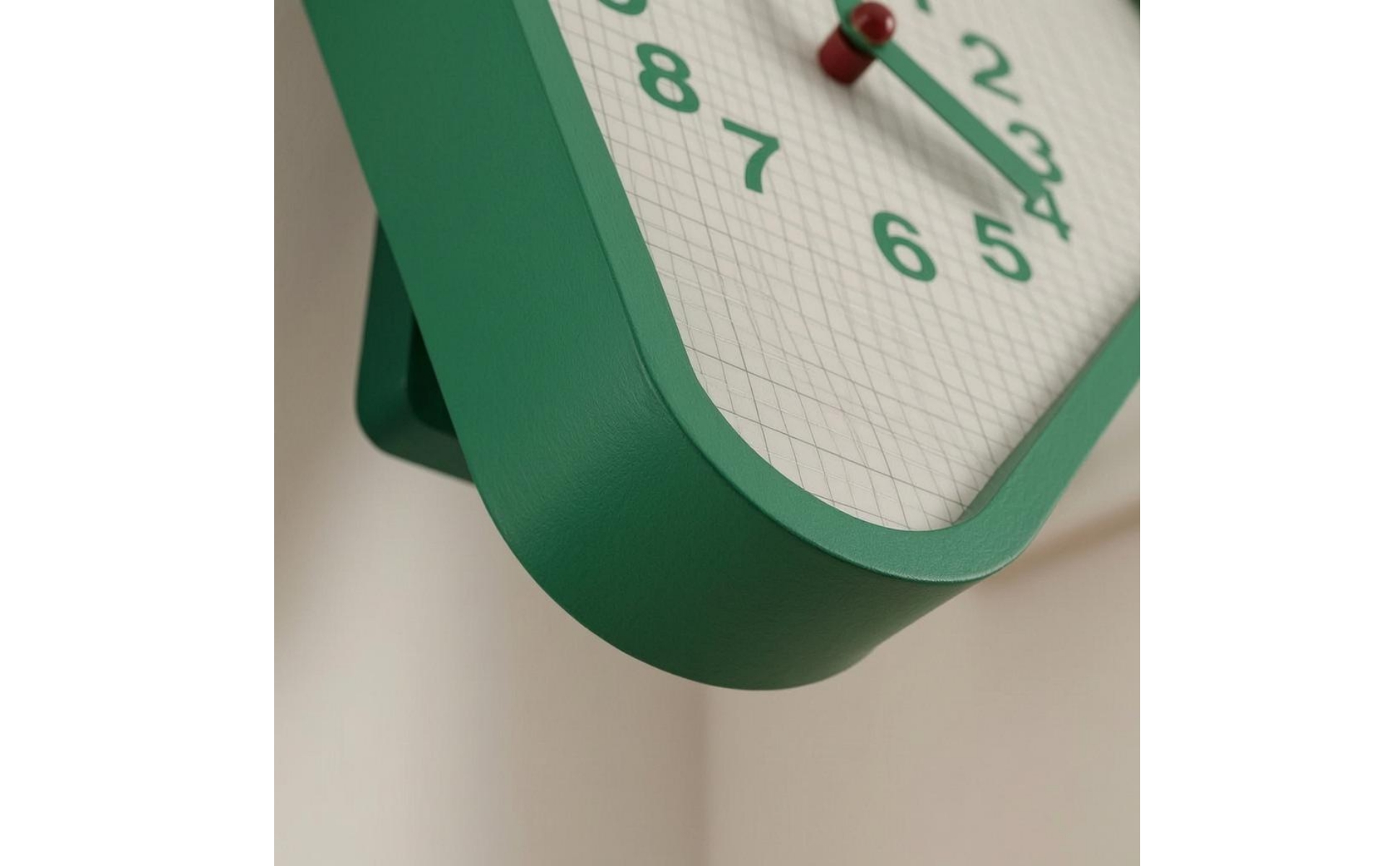 Corner Wall Clock Large Numerals Triangular Wall Clock AA Battery Powered