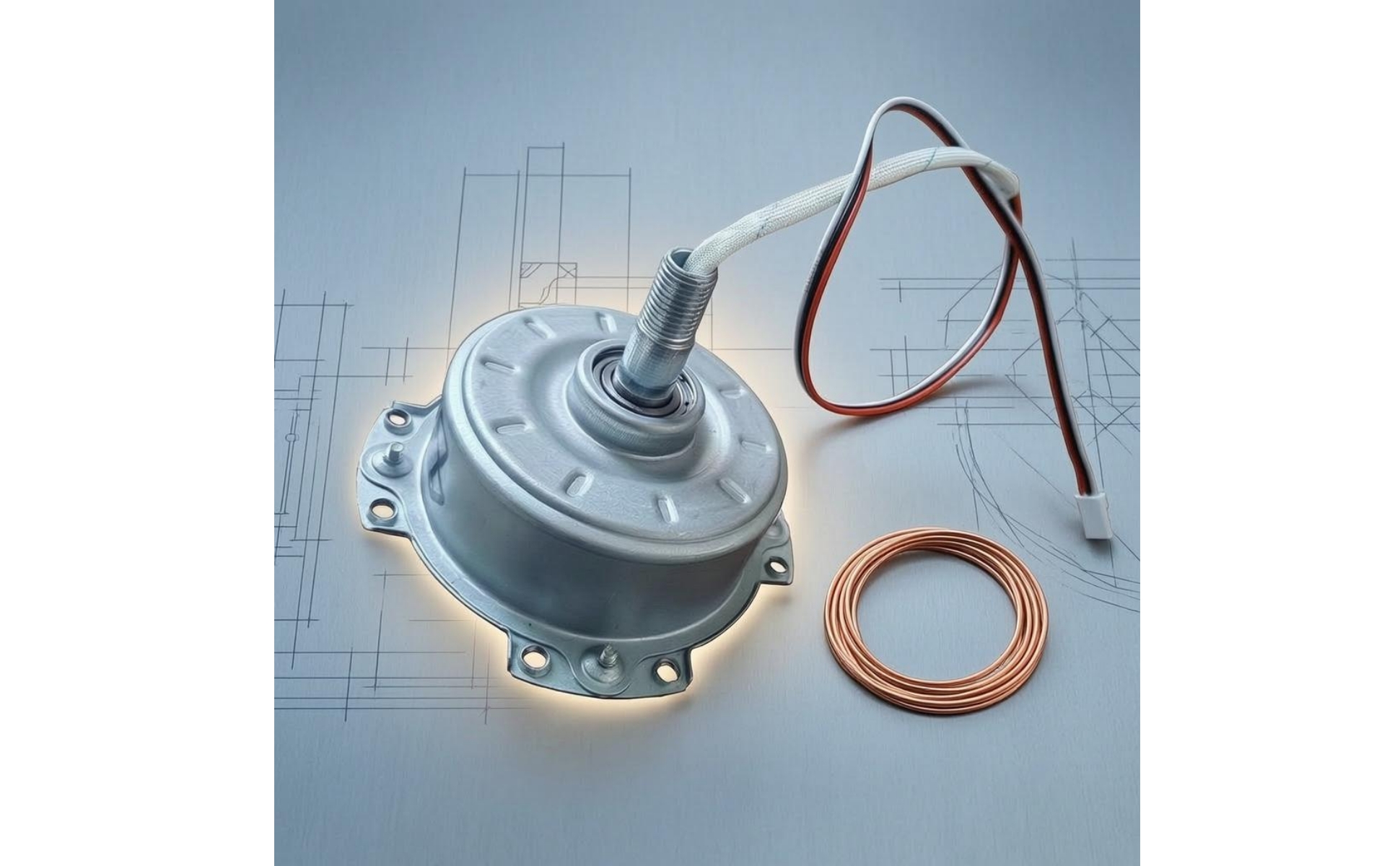 7508 Gleichstrommotor 30 W bürstenloser Motor Metallgehäuse