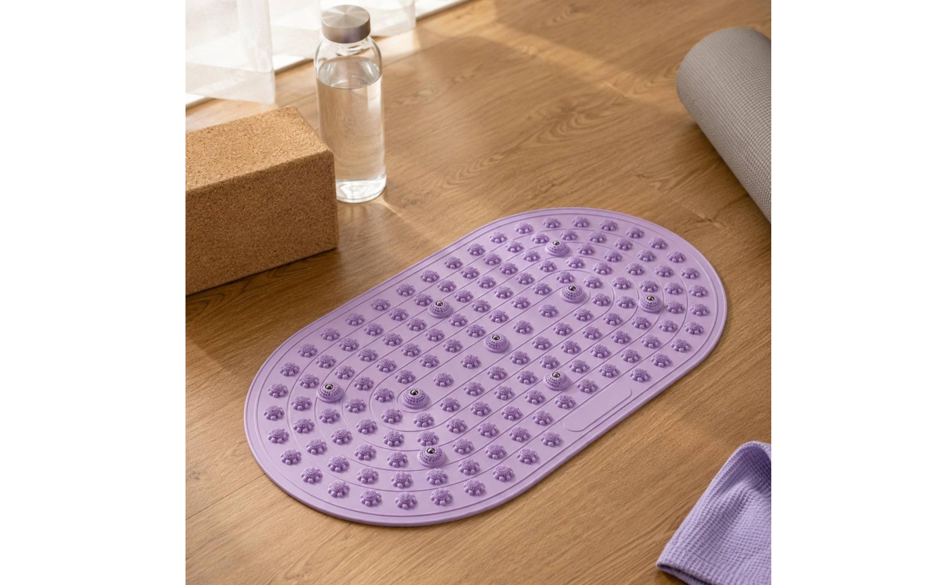 Silicone Foot Massage Mat Thick Rim Foot Massage Mat Rounded Edges