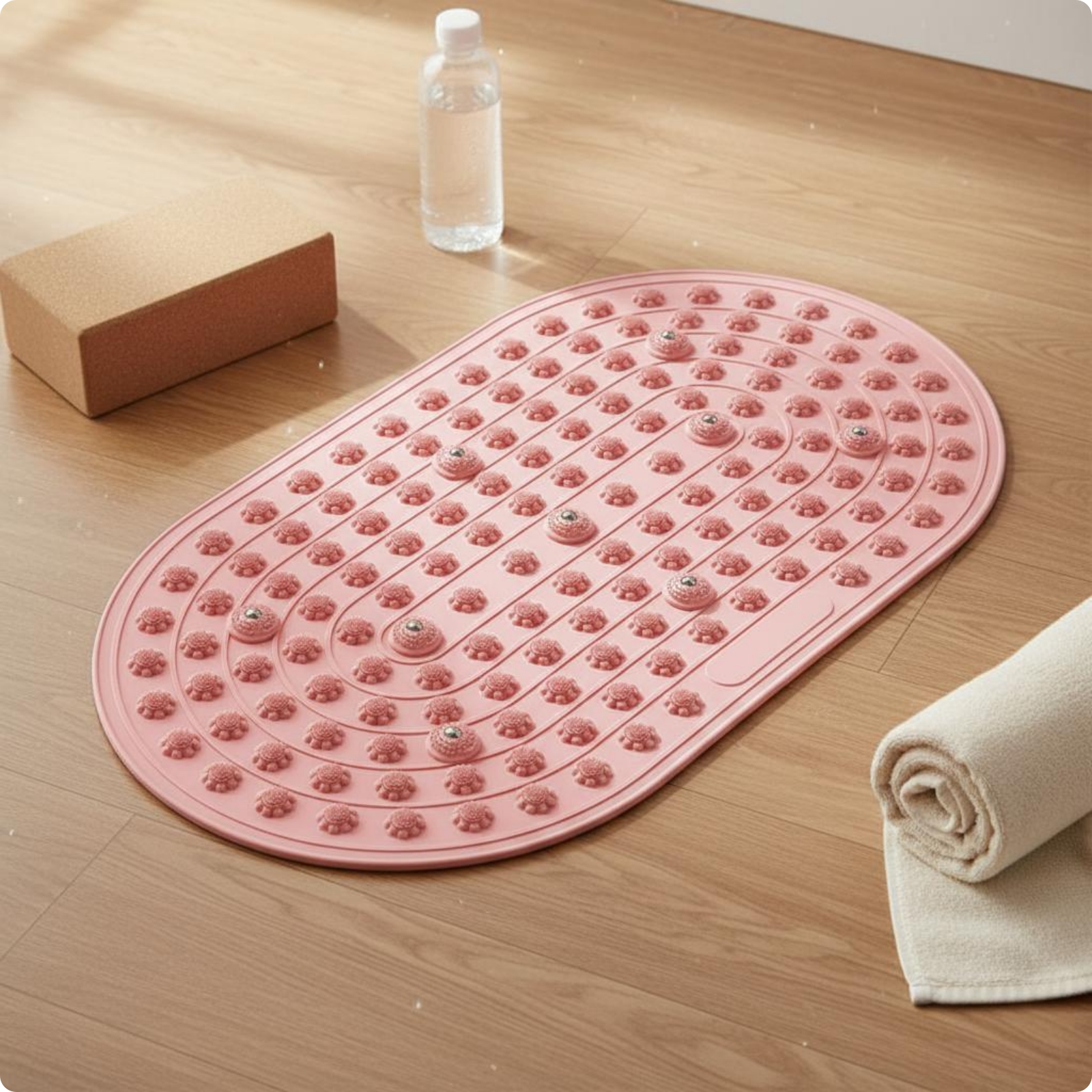 Silicone Foot Massage Mat Soft Foot Massage Mat Flexible for Stretching