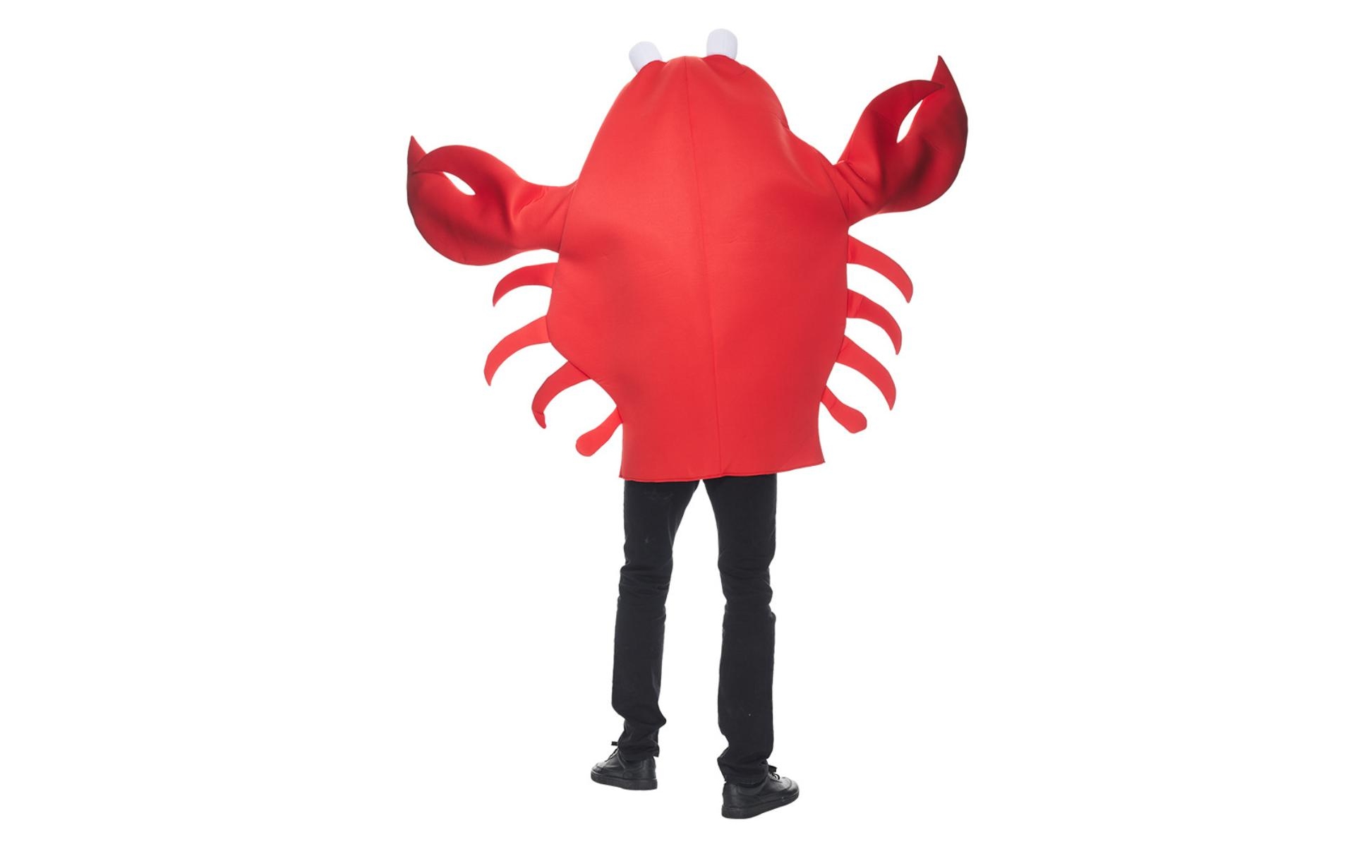 Ganzkörper-Krabbenschale Schalenform Krabben-Cosplay-Kostüm Karminrot