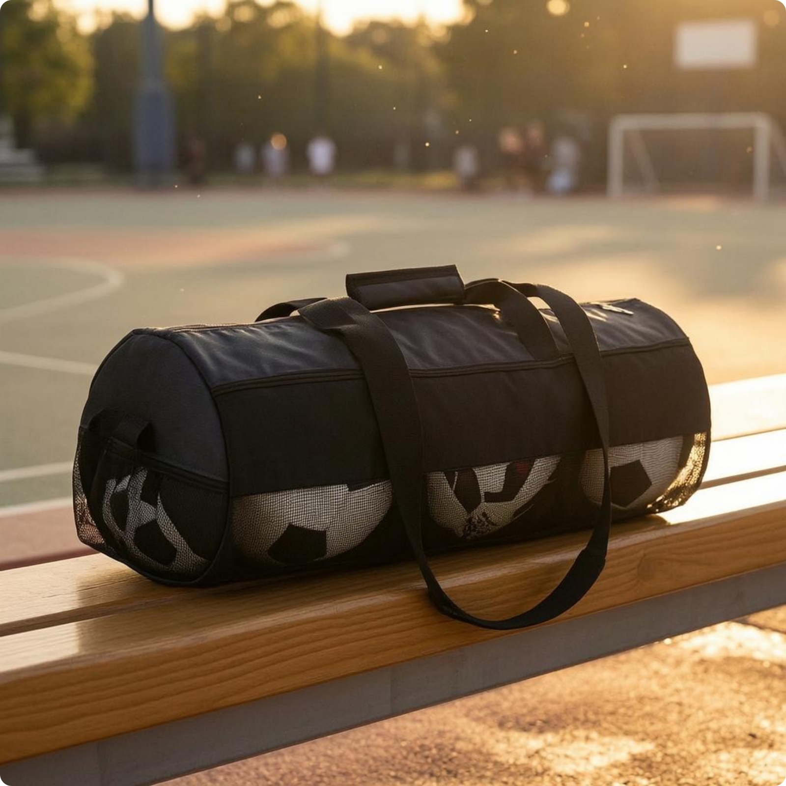 Soccer Ball Bag Metal Hardware Carry Sack