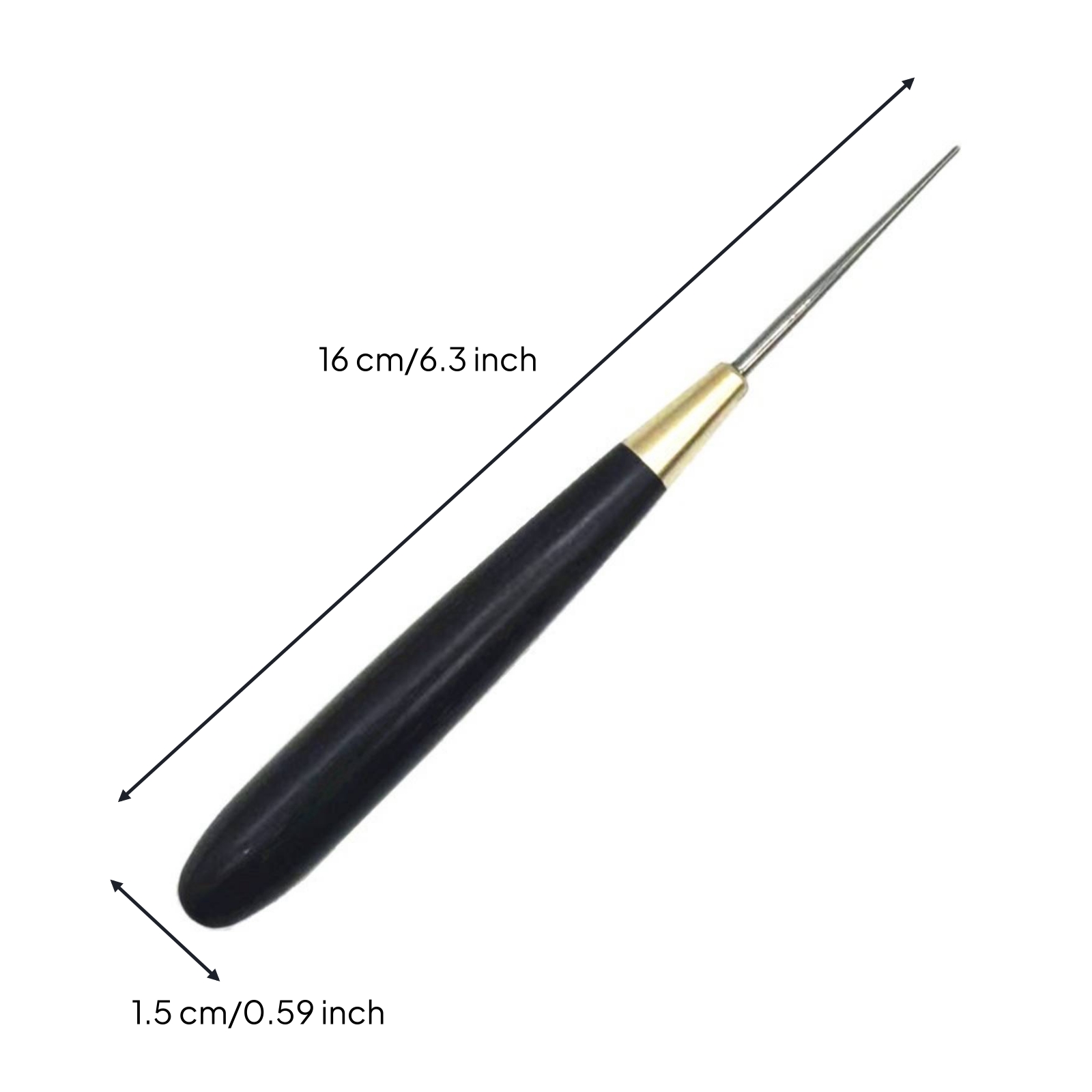 Racket Stringing Tool Metal Shaft Grommet Threading Tool Brass Collar
