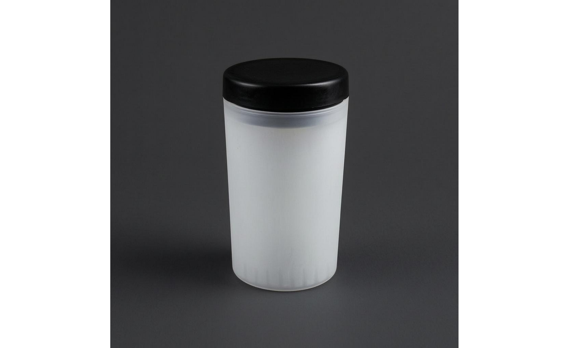 Brush Washing Cup Black Lid Paint Brush Washer Translucent