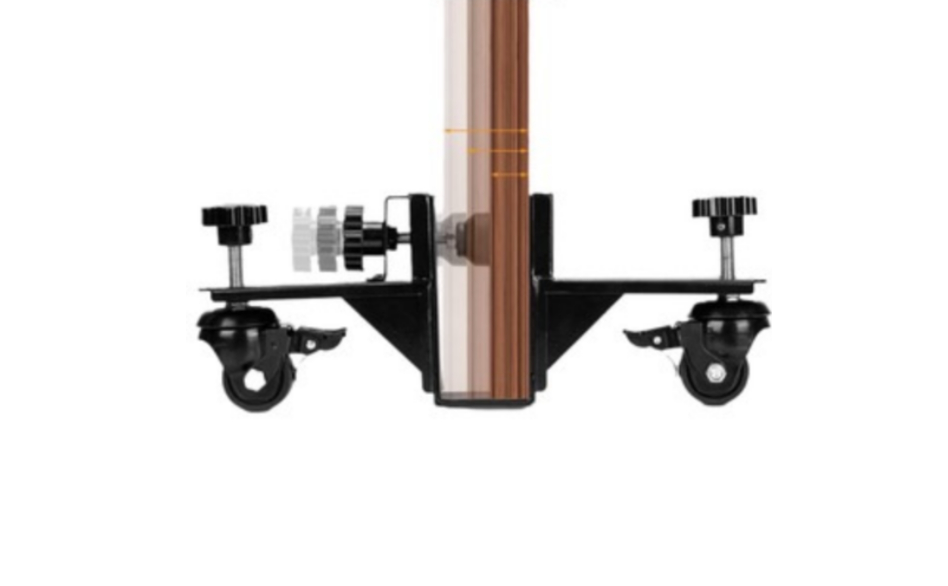 2 Pieces Door Moving Dolly U-Shaped Cradle Door Panel Dolly Adjustable Clamp