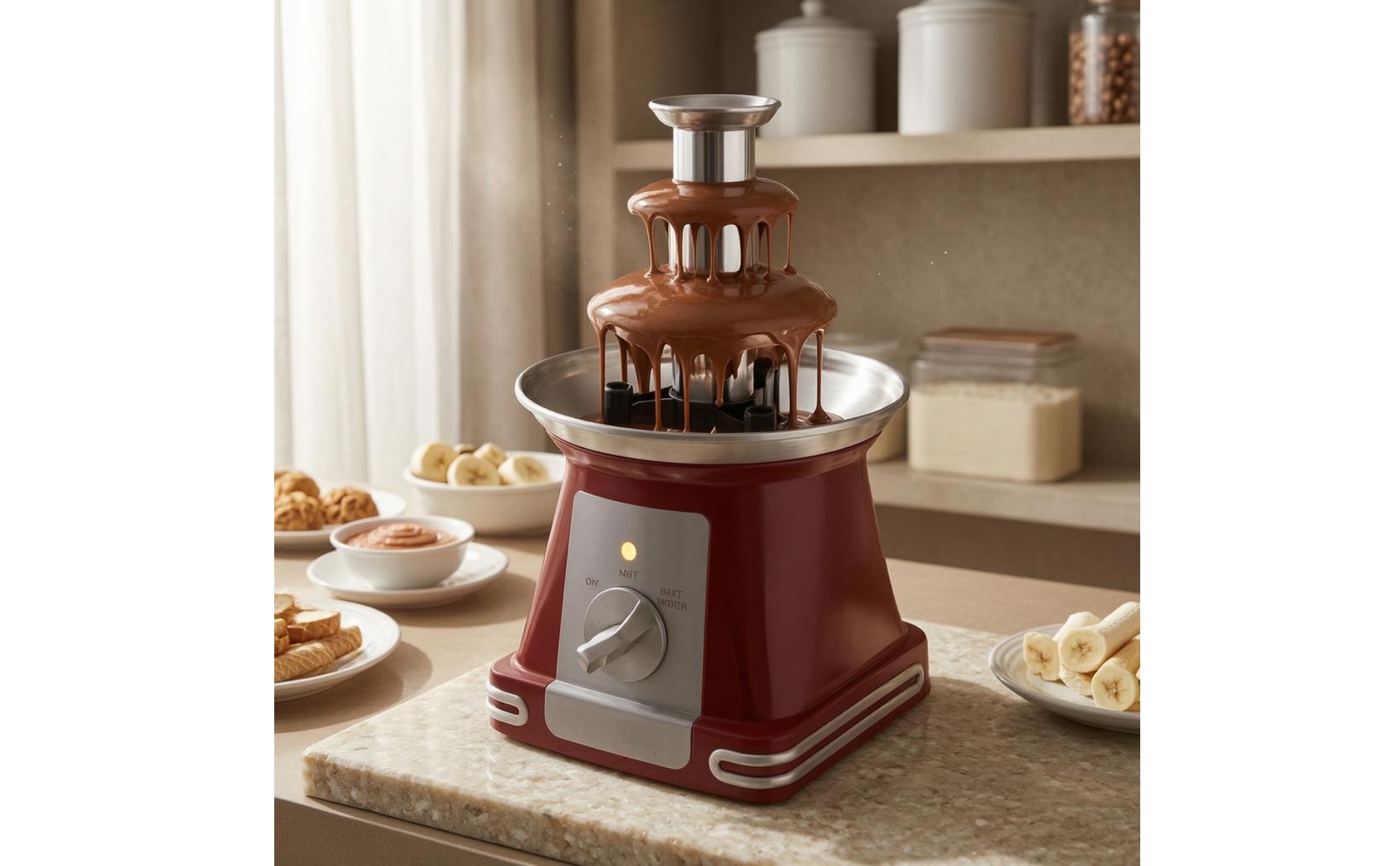 Countertop Chocolate Movement Display Glow Three-Tier-Tier Chocolate Movement