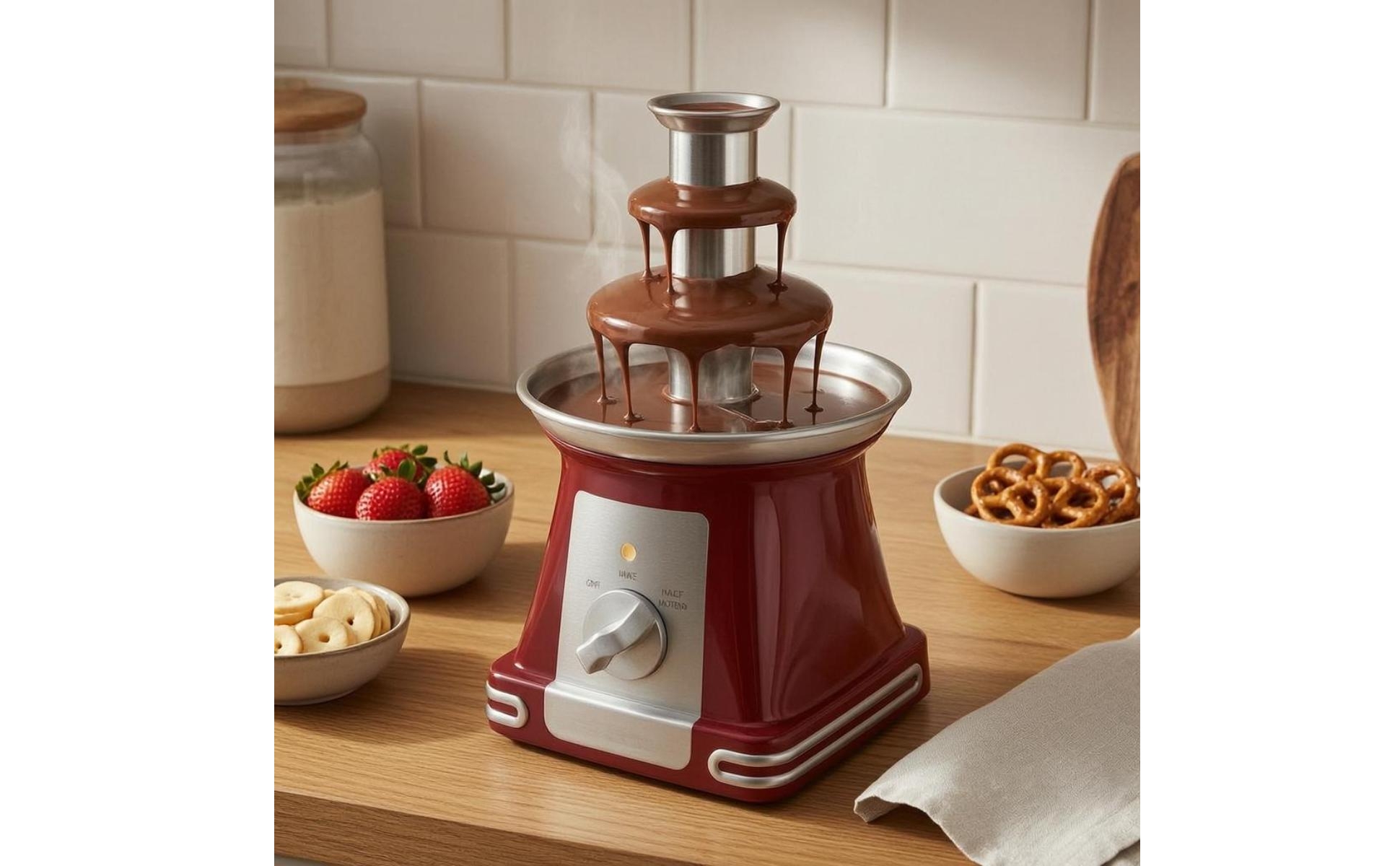 Countertop Chocolate Movement Display Glow Three-Tier-Tier Chocolate Movement