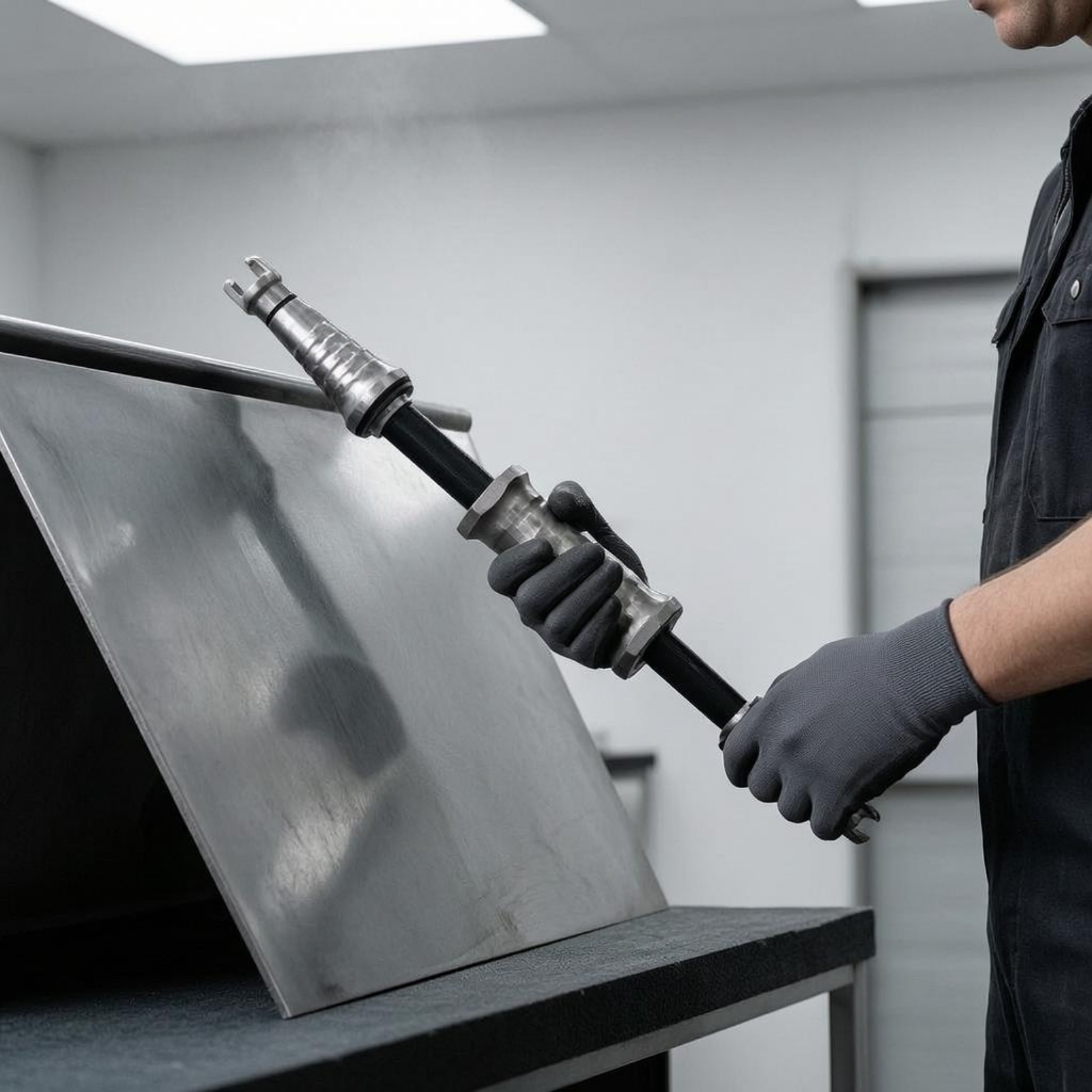 doppelseitiger Ausbeulhammer geschlitzte Enden Dellenziehhammer 1,62 kg - Produktbild 7