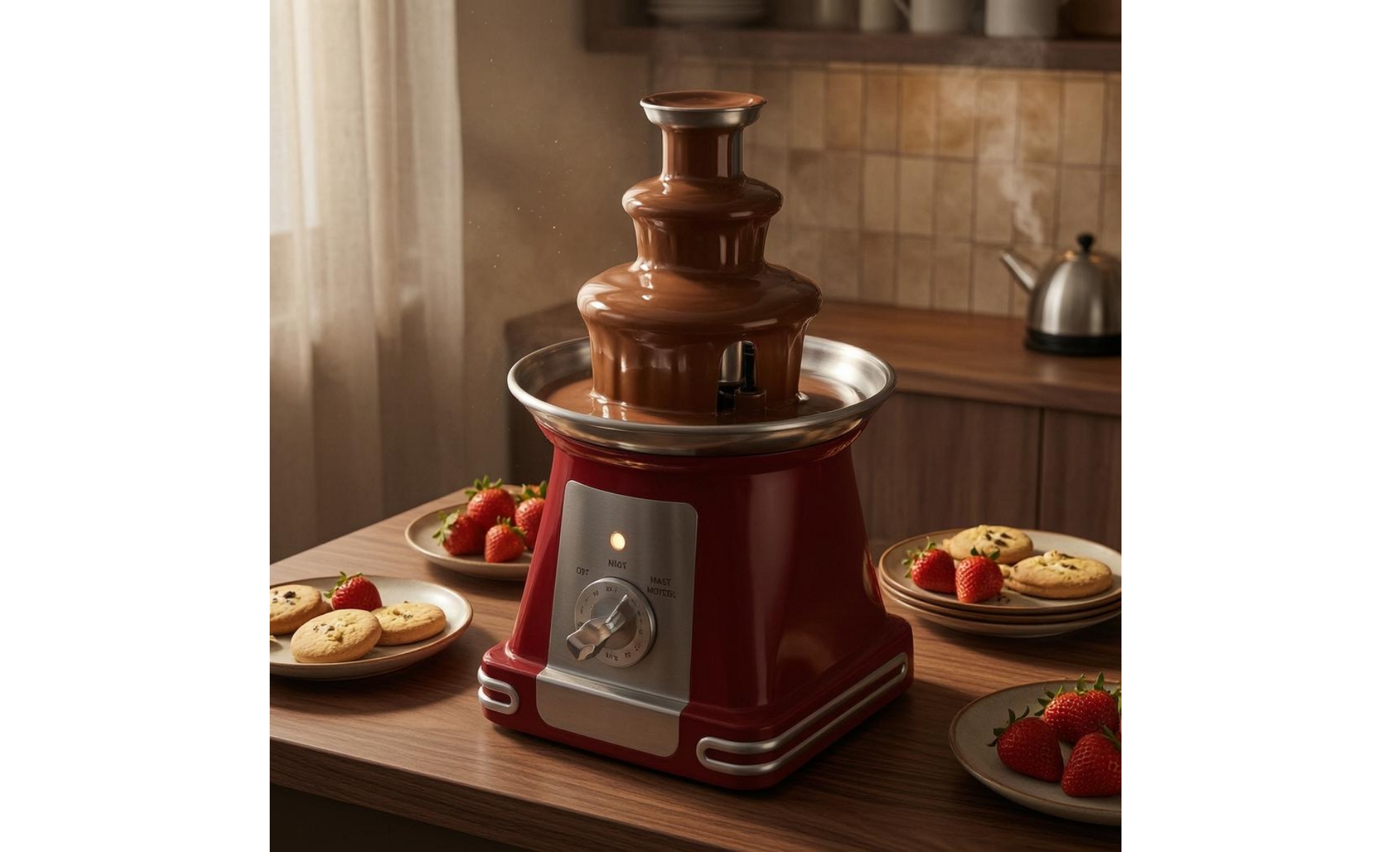Countertop Chocolate Movement Display Glow Three-Tier-Tier Chocolate Movement