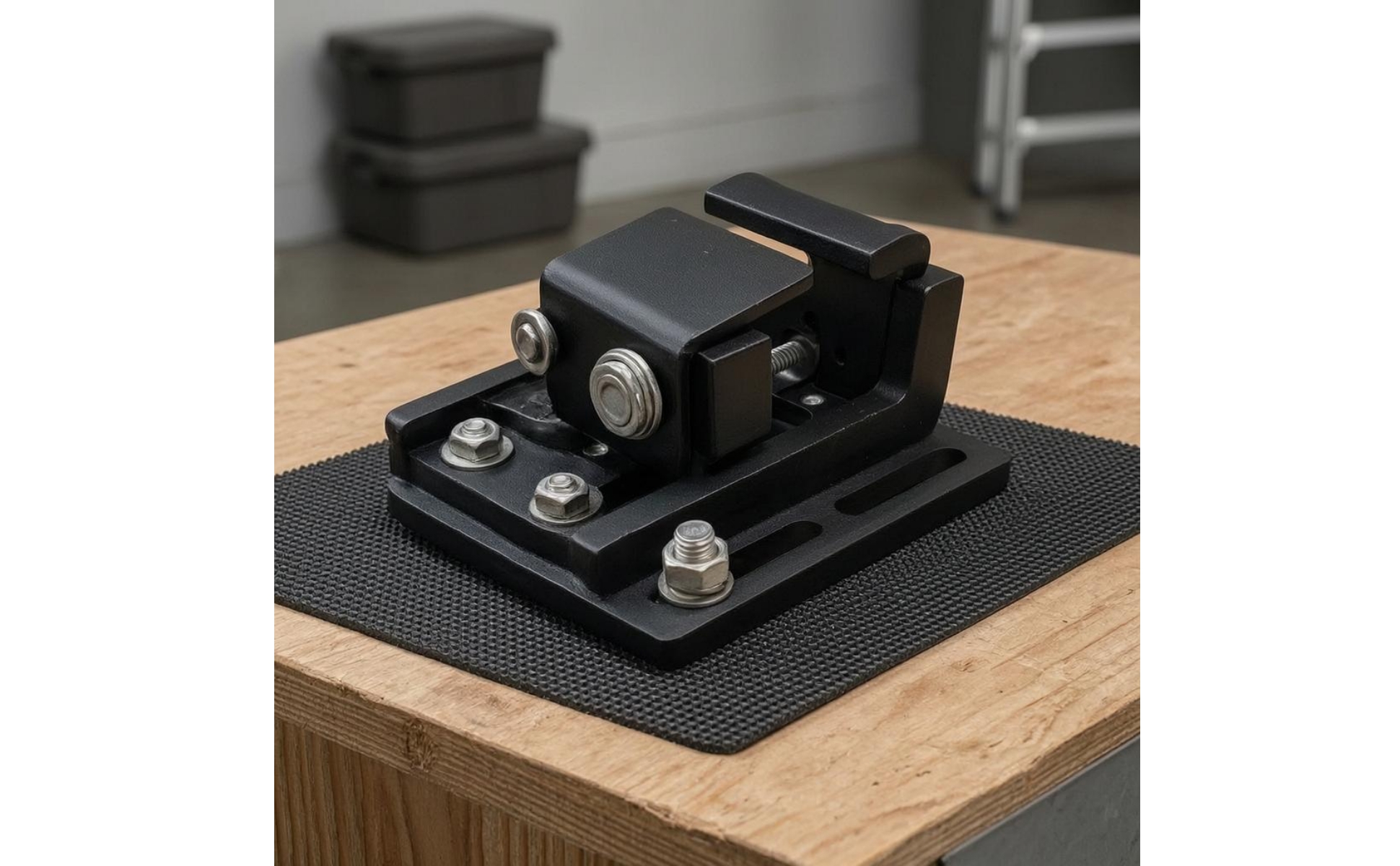 Roof Rack Mounting Bracket Adjustable Roof Bar Clamp Matte Black