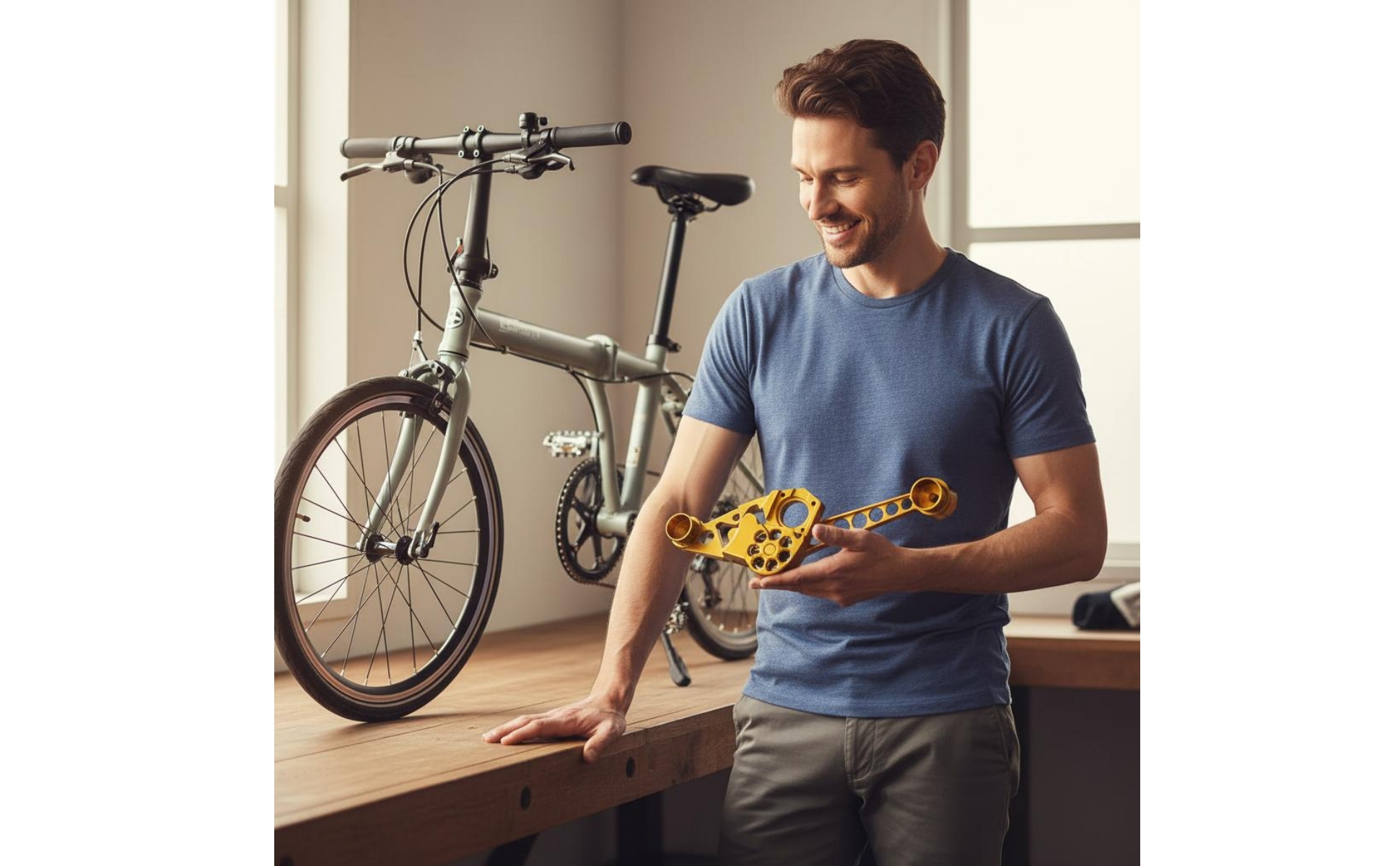 Folding Bike Chain Tensioner Long-Lasting Folding Bike Chain Guide Lightweight