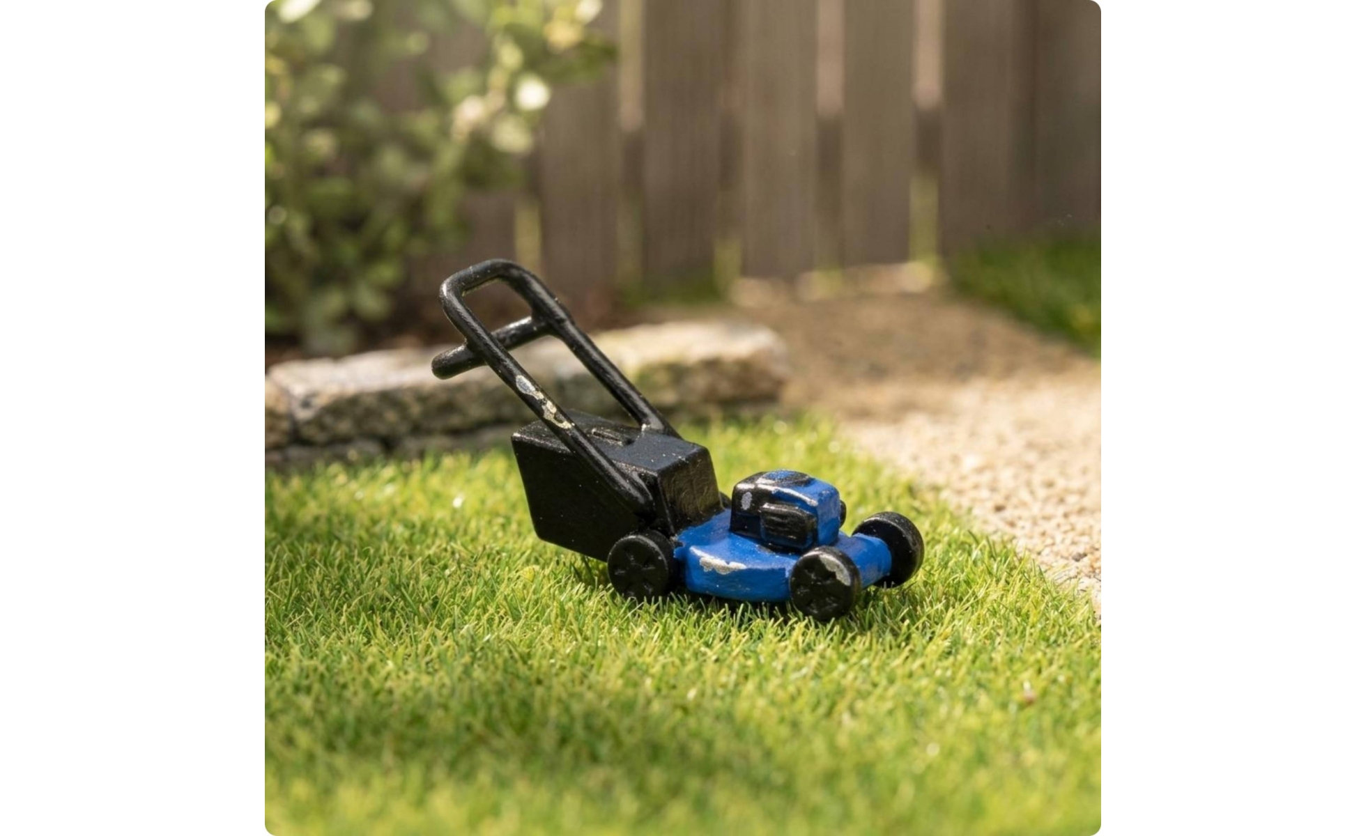 1/64 Lawn Mower Realistic Scale Lawn Mower Scene Setting Accessory