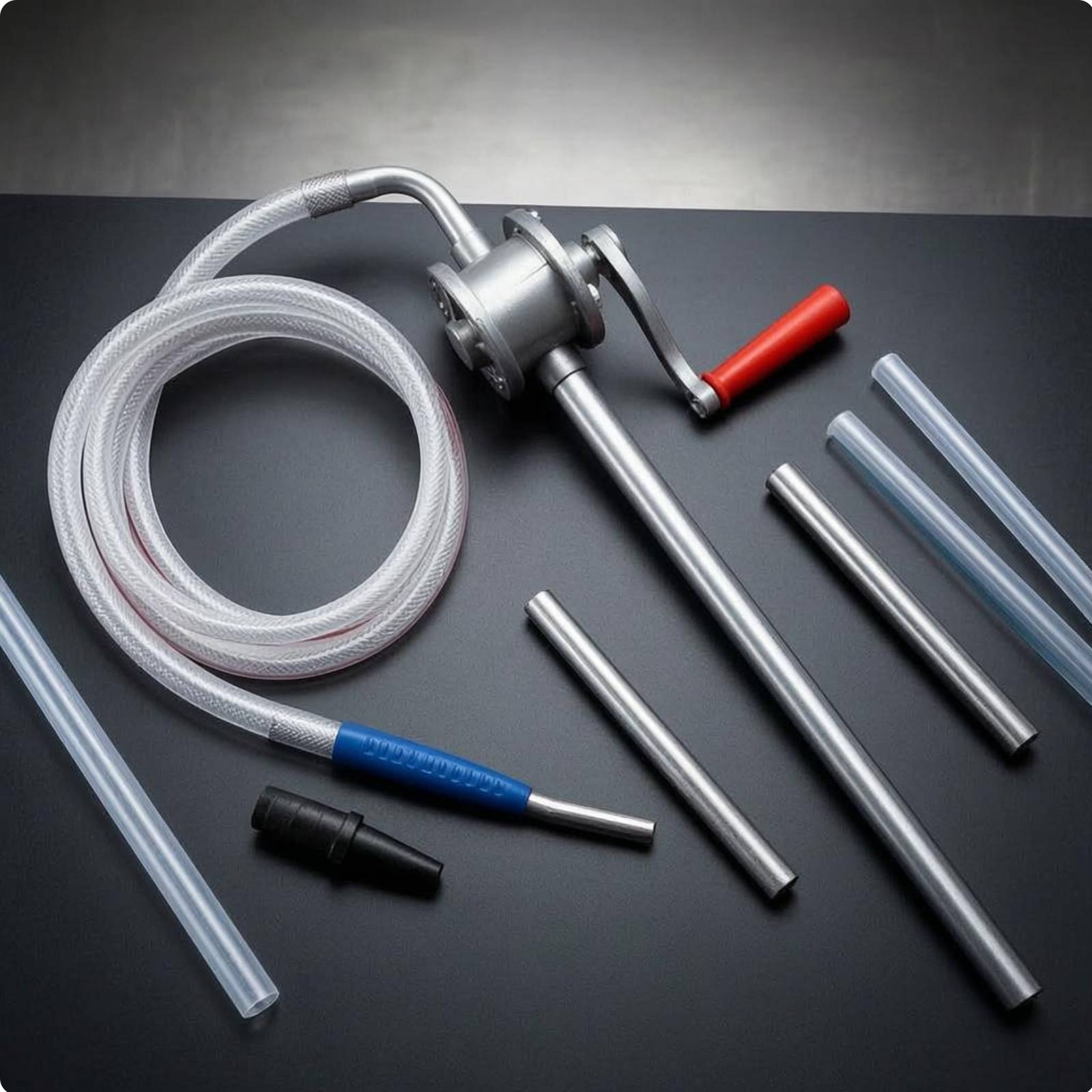 Gear Oil Transfer Pump Portable Fluid Extractor for Garage, Workshop