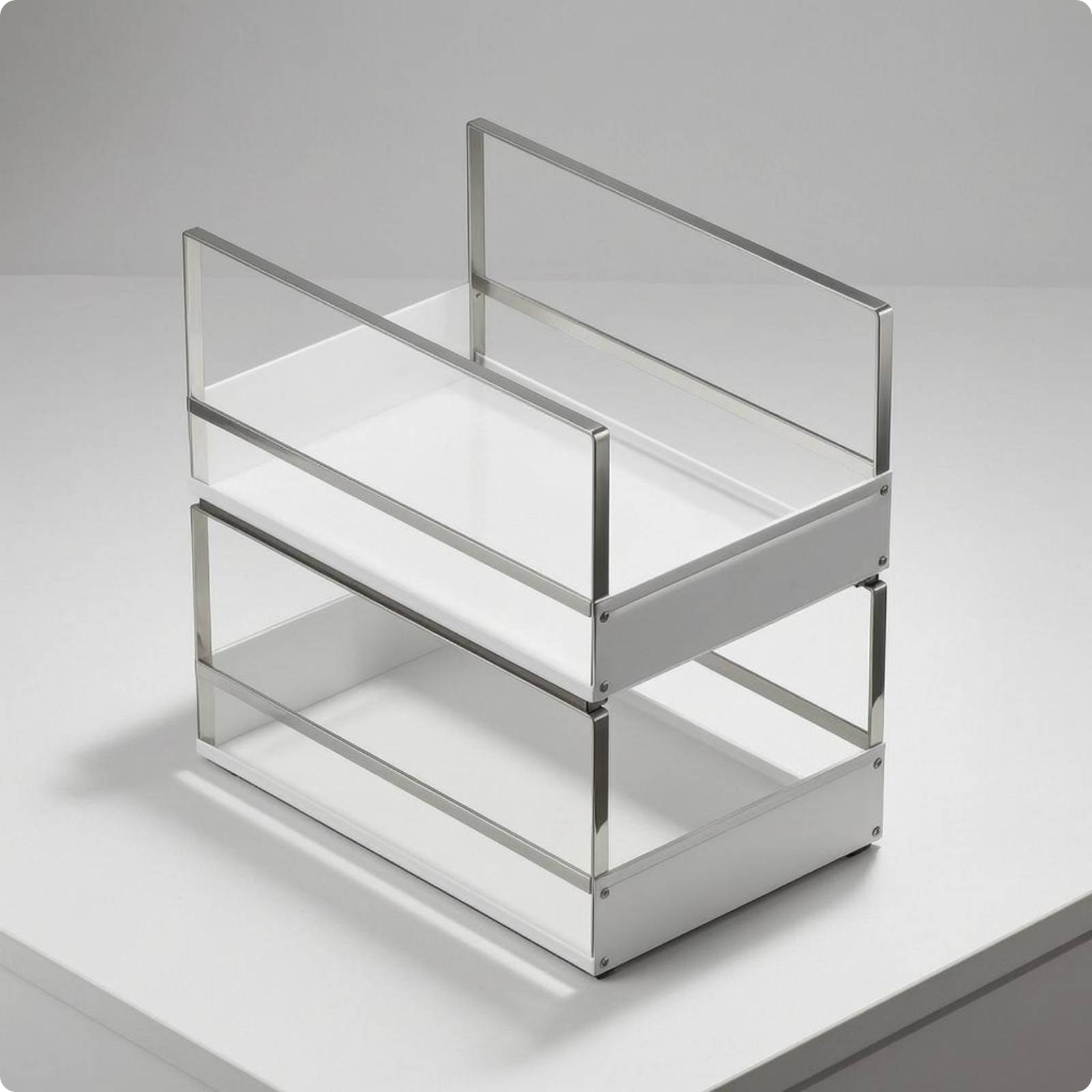 Pull out Cabinet Organizer Sliding Pull-out Basket No-Installation