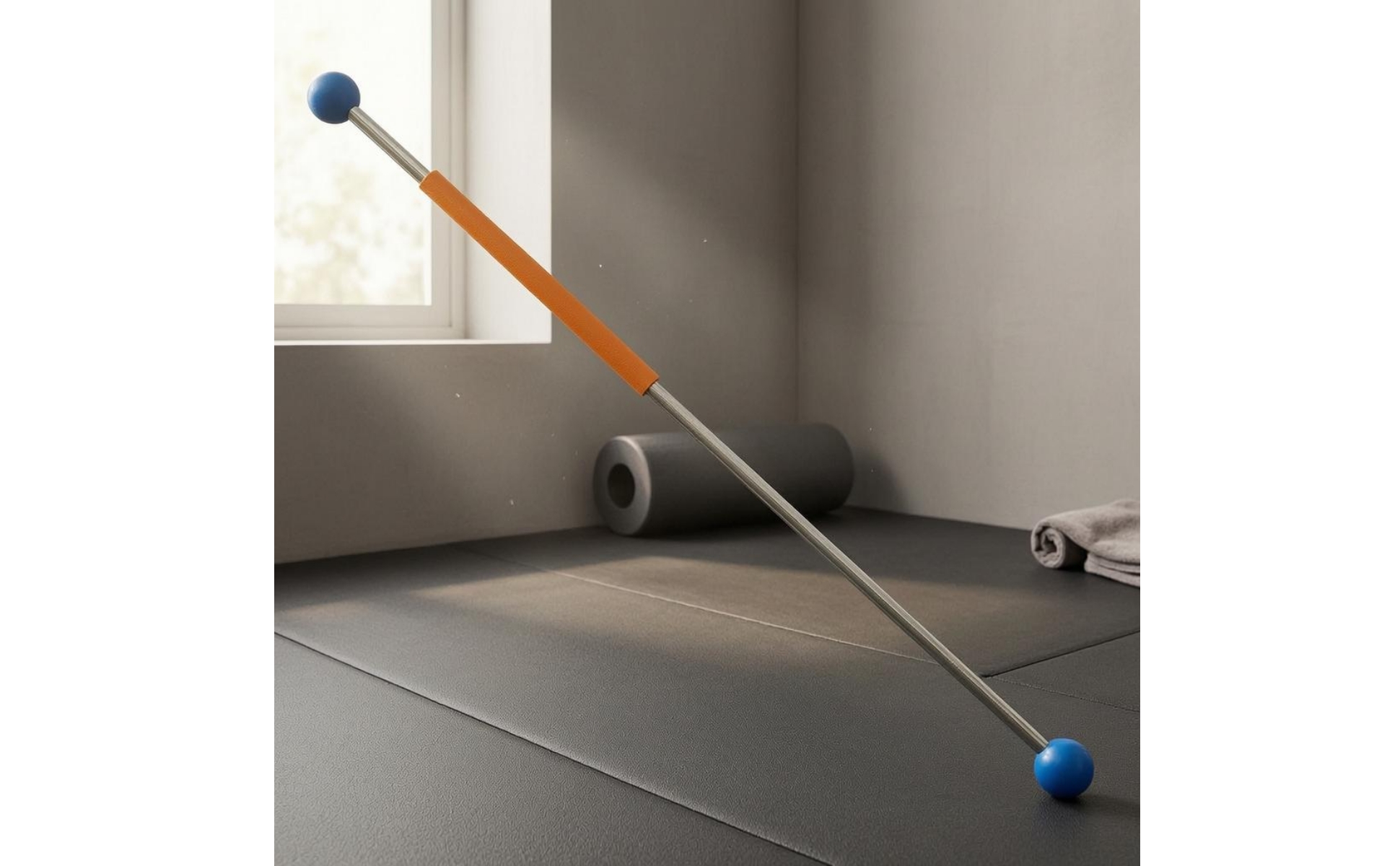 Golf Swing Training Stick Orange Grip Golf Practice Stick Club-Like