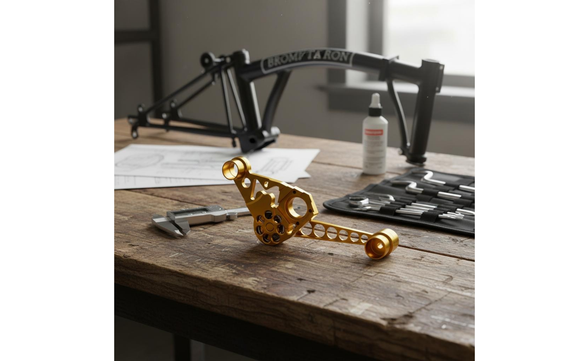 Folding Bike Chain Tensioner Long-Lasting Folding Bike Chain Guide Lightweight