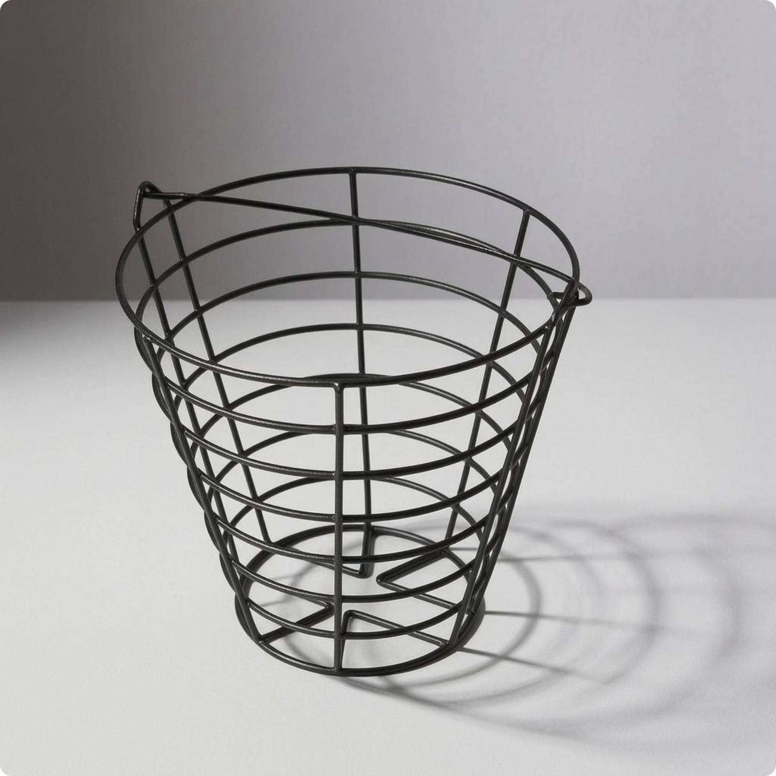 Steel Wire Golf Basket Cage-Like Sports Storage Rounded Top for Golfers