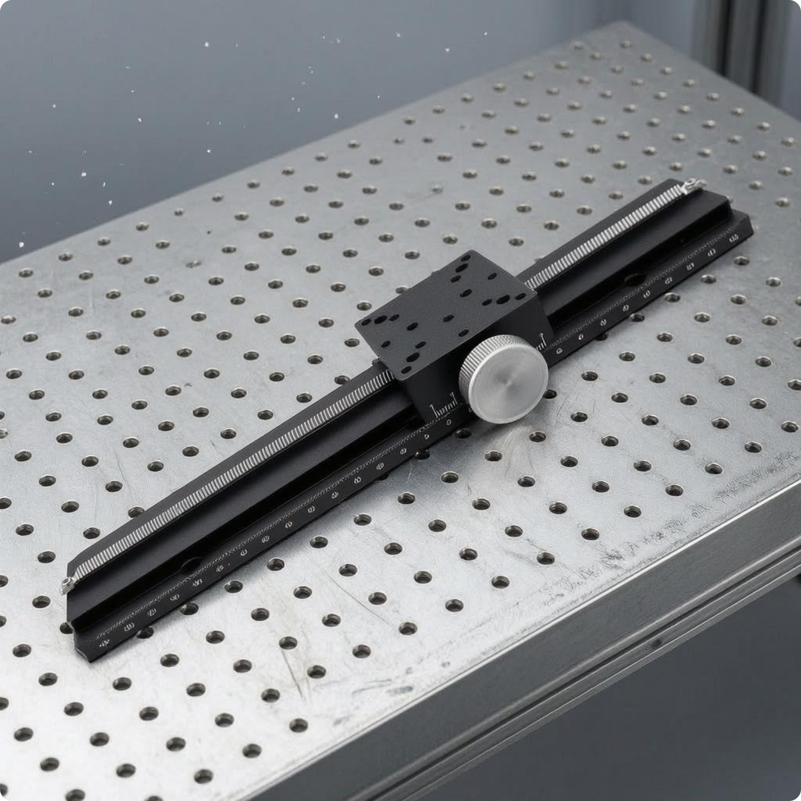 Horizontal Axis Linear Stage Threaded Mounting Holes Manual Linear Stage