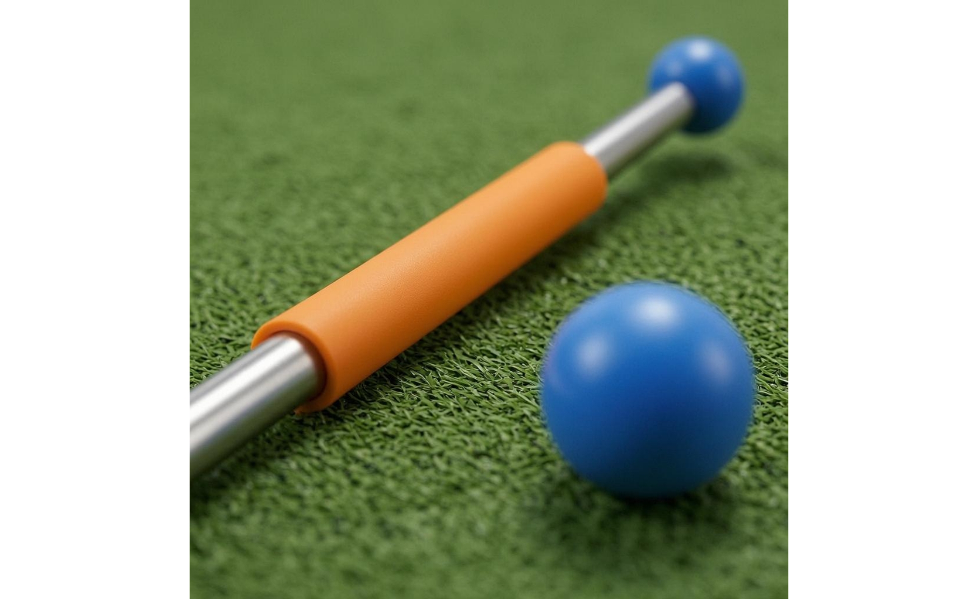 Golf Swing Training Stick Orange Grip Golf Practice Stick Club-Like