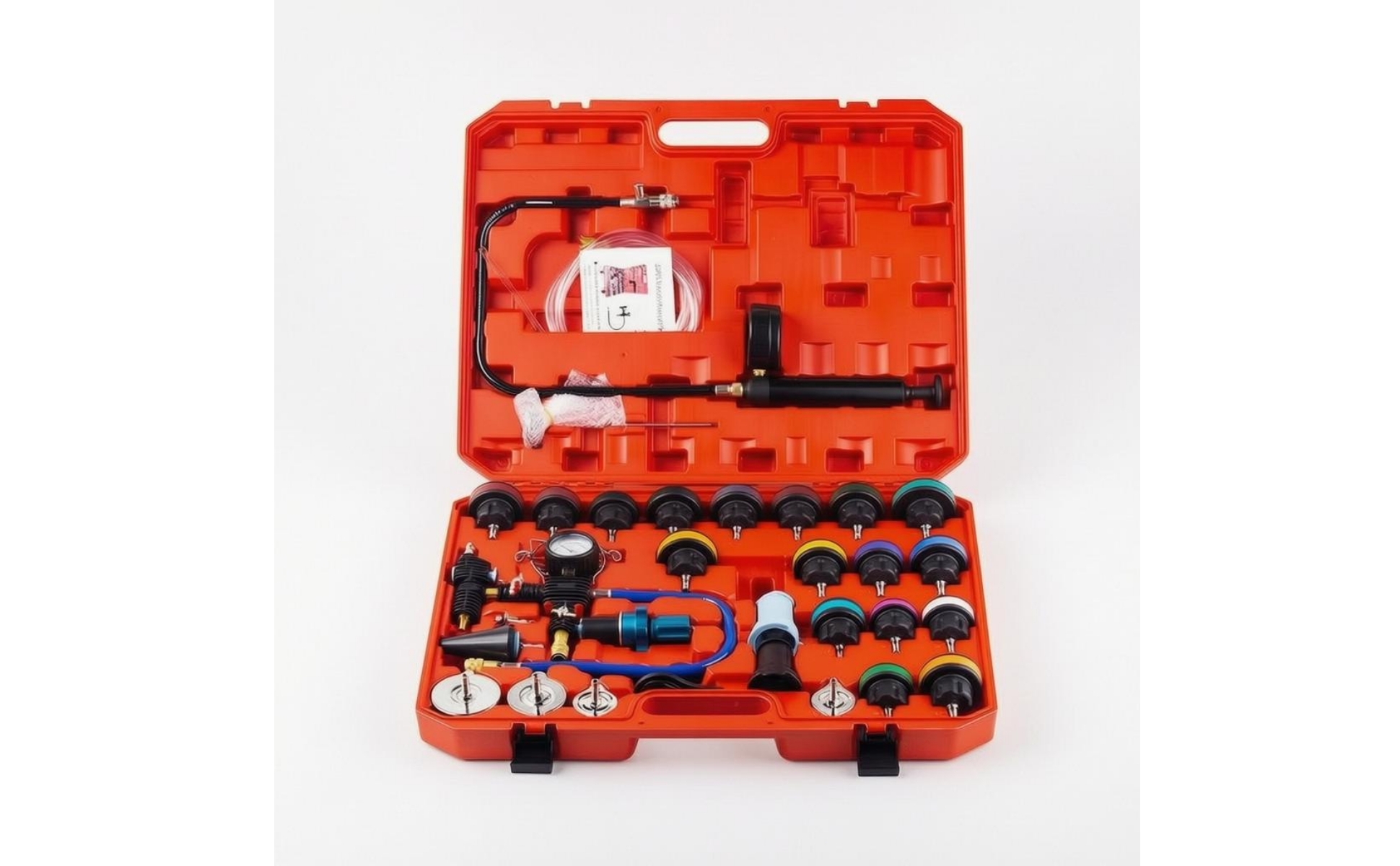 34 Pieces Cooling-System Pressure Test Kit Hand Pump