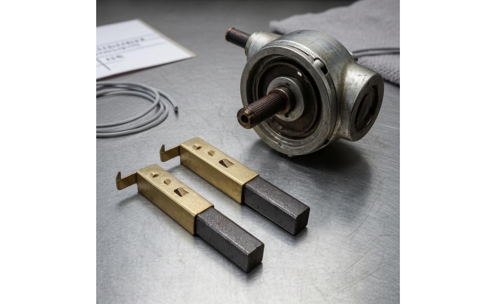 2 Pieces SC861 Carbon Brush TS-16 Vacuum Motor Carbon Brush Spring Loaded