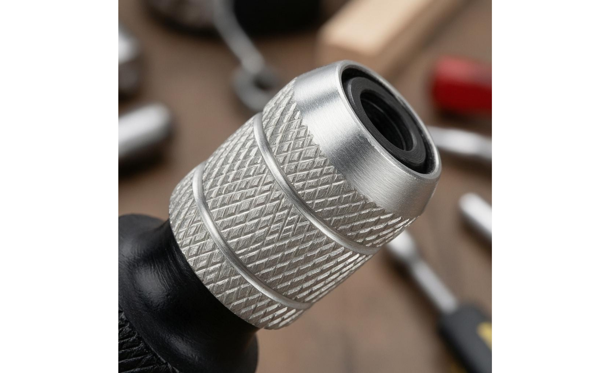 5 Pieces Chuck Adapter Head Knurled Telescopic Spring Sleeve Adapter Metal
