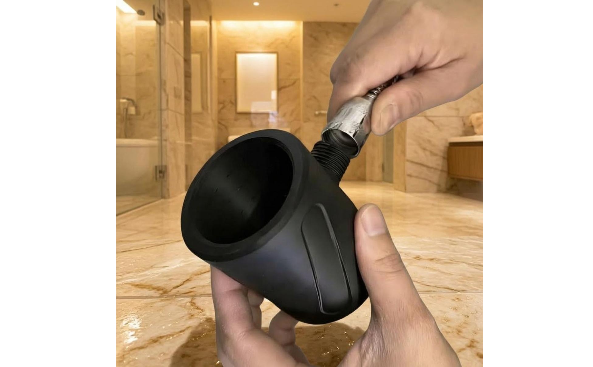 Circular Shower Head Large Flow Massage Shower Head Non-Clogging Nozzles