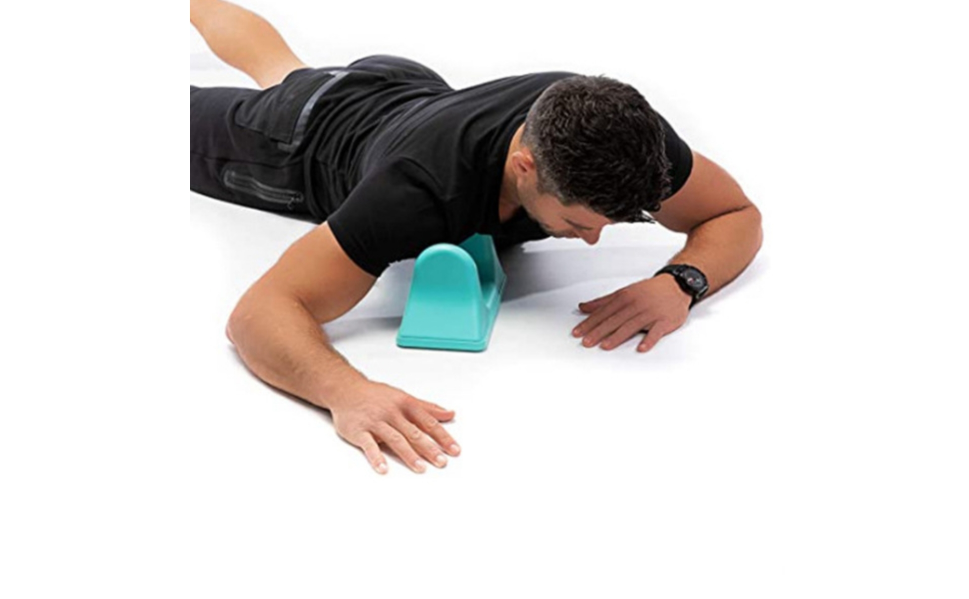 U-Shaped Massage Support Tool Glossy Molded Plastic Massage Support Seamless