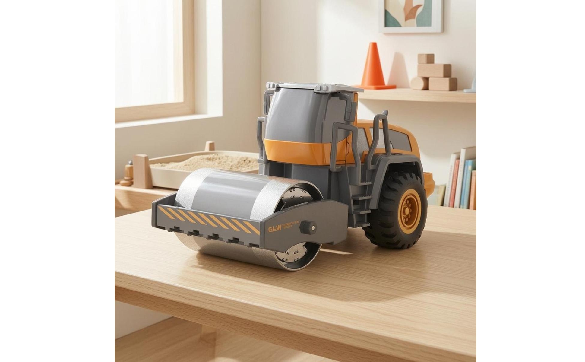 Simulated Tower Crane Tracked Base Crawler Crane Model Movable Hook for Boys