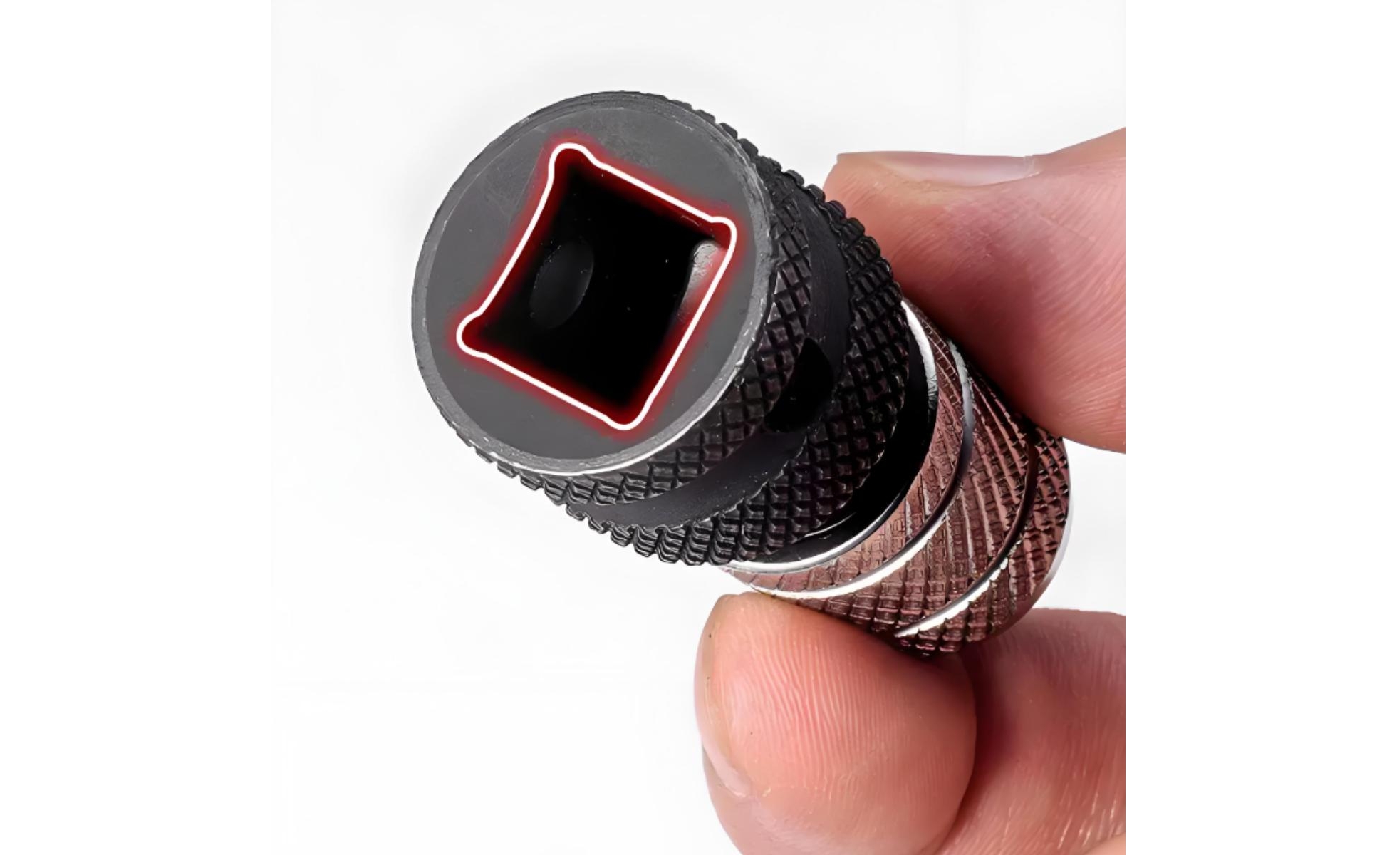 5 Pieces Chuck Adapter Head Knurled Telescopic Spring Sleeve Adapter Metal