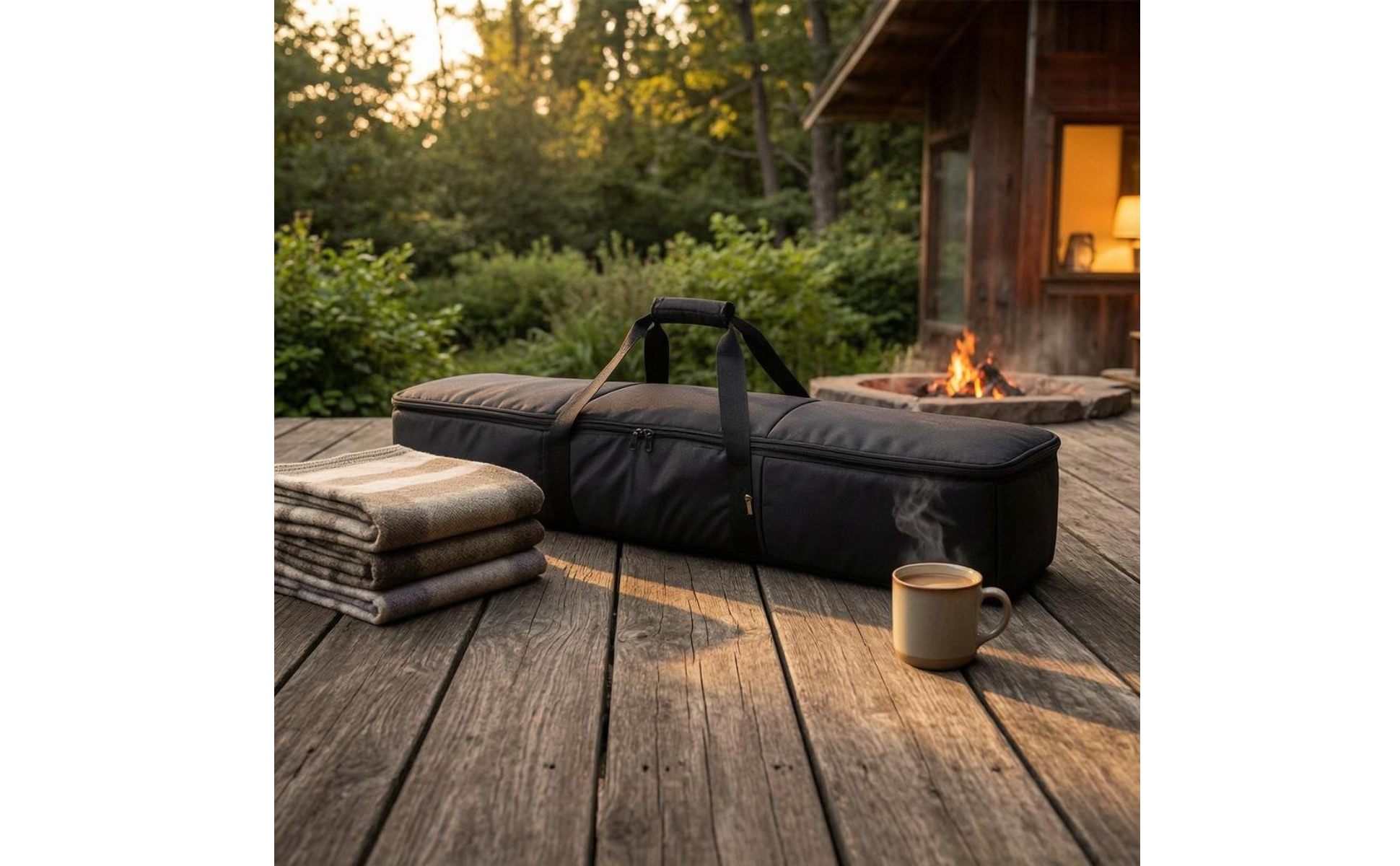 Swinging Bed Storage Bag Oxford Material Padded Swinging Bed Bag Shock-Absorbing