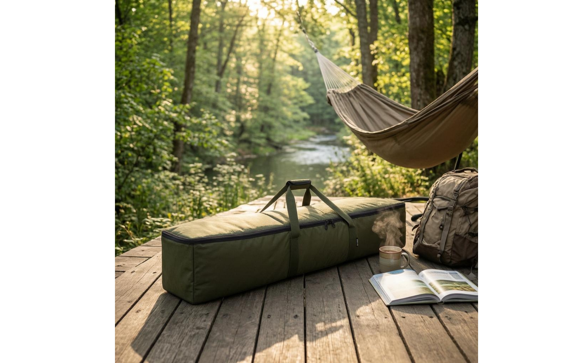 Swinging Bed Storage Bag Oxford Material Padded Swinging Bed Bag Shock-Absorbing