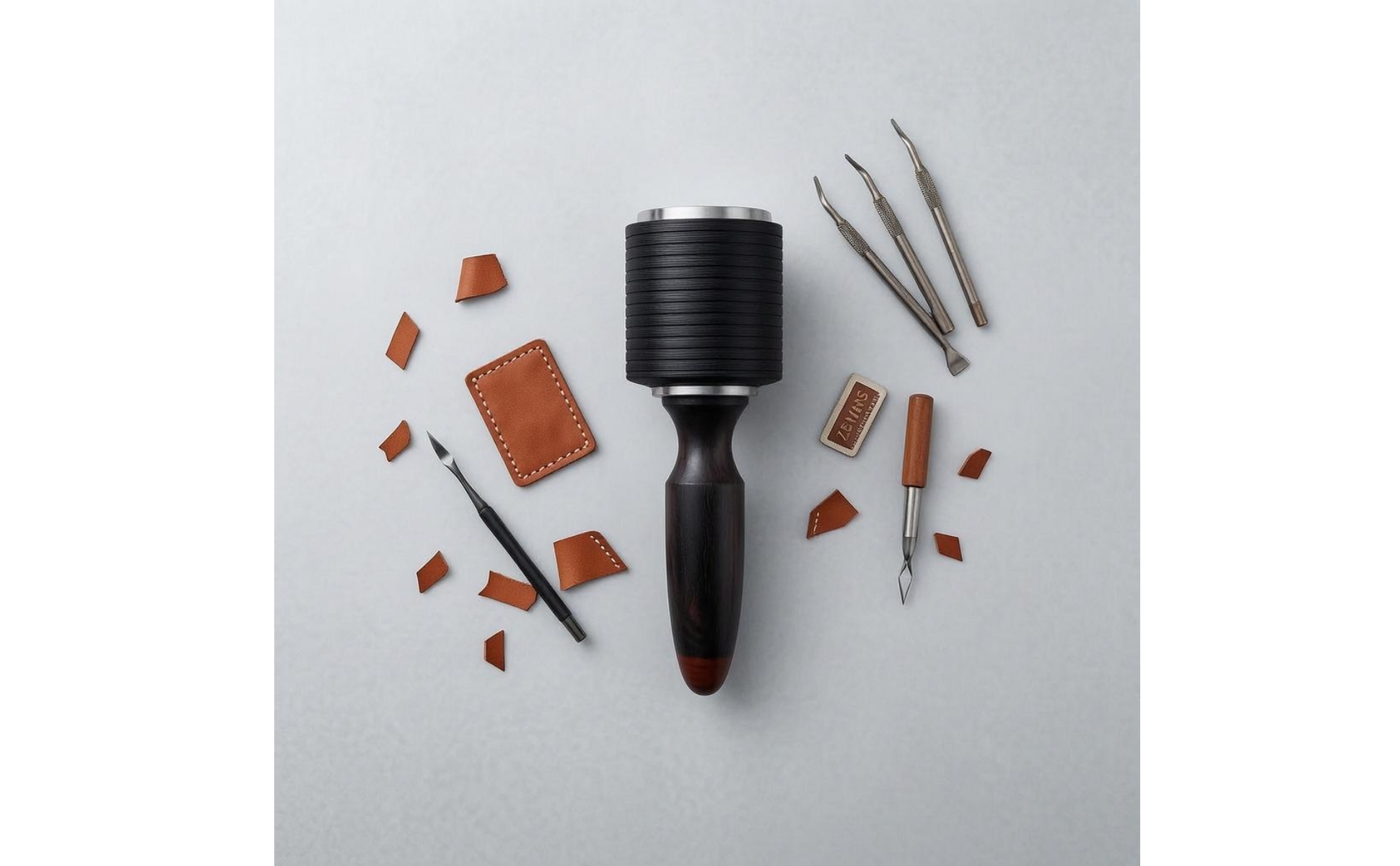 Nylon Head Mallet Stainless Steel Leather Mallet Long-Lasting