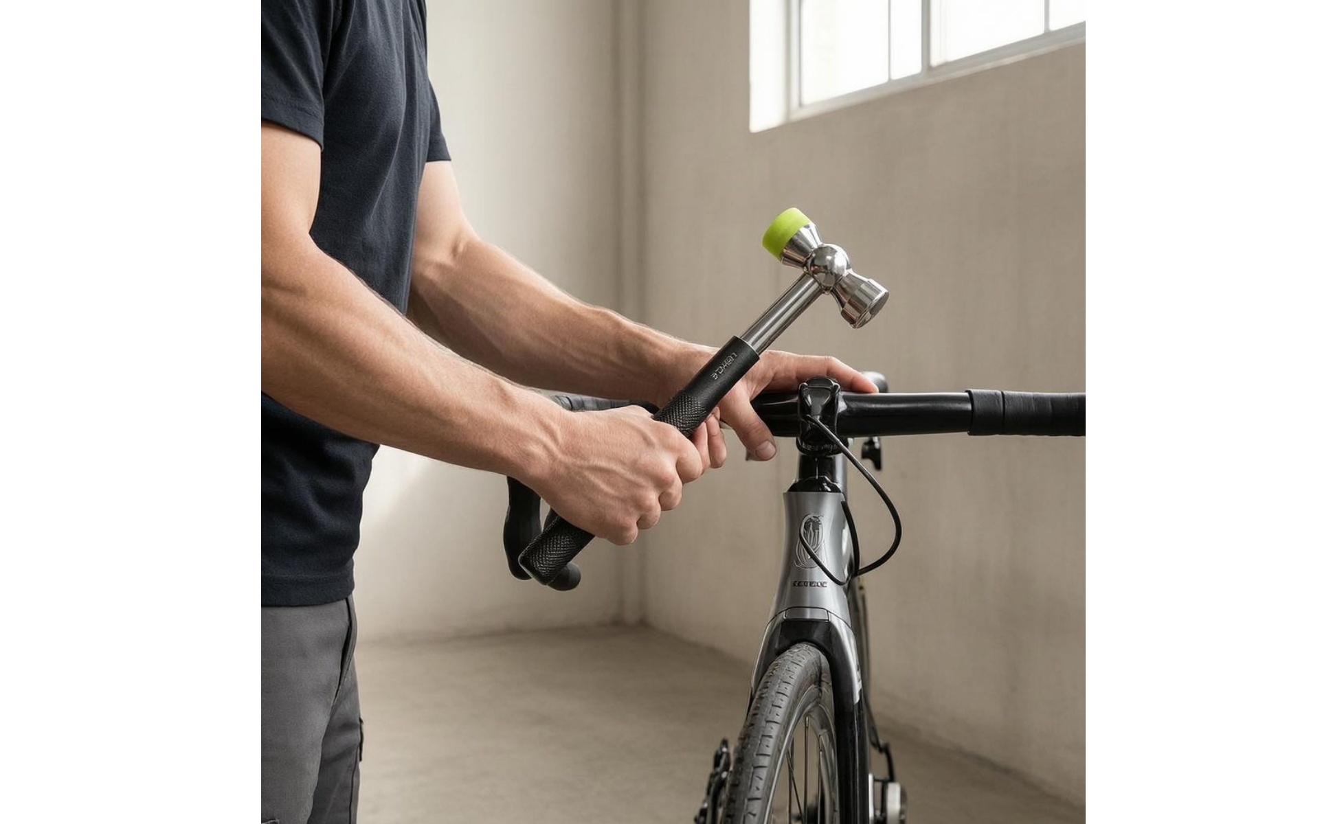 Cycle Repair Hammer Stainless Steel Double-Head Hammer Titanium Alloy