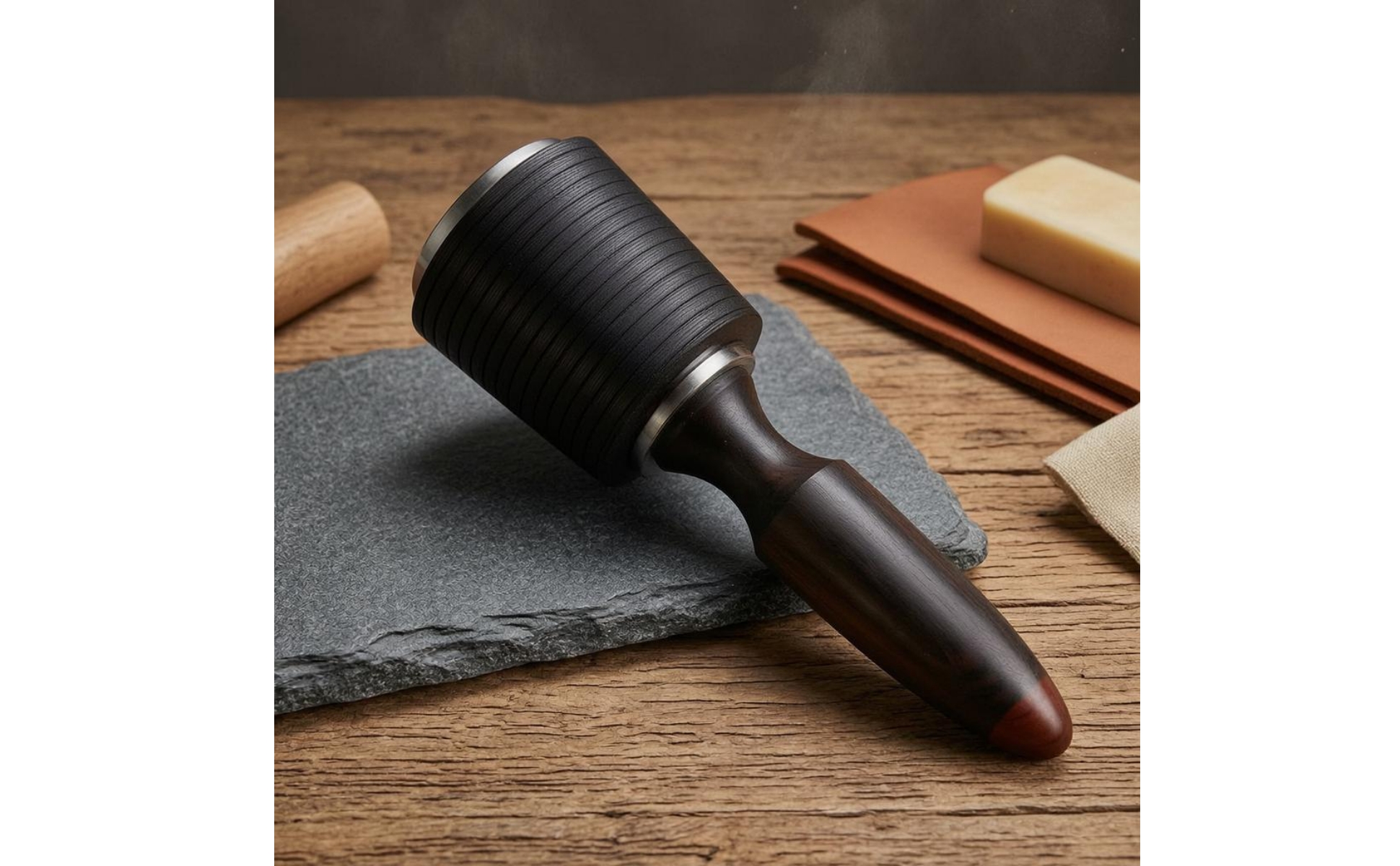 Nylon Head Mallet Stainless Steel Leather Mallet Long-Lasting